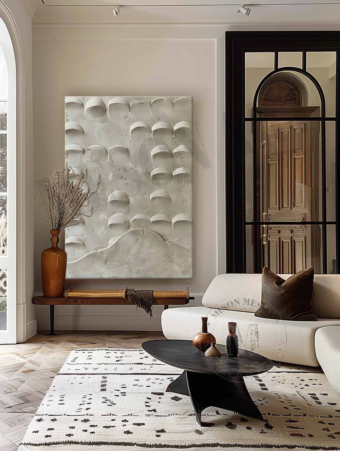 Plaster Art Texture Painting SG347 - Neutralighting