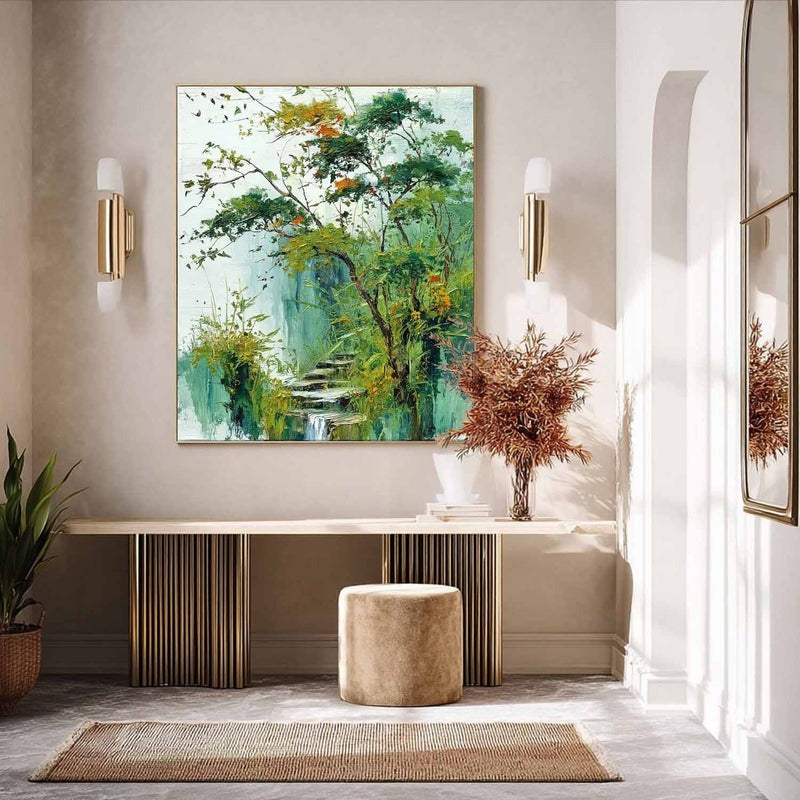 Wall Art Forest Landscape Painting