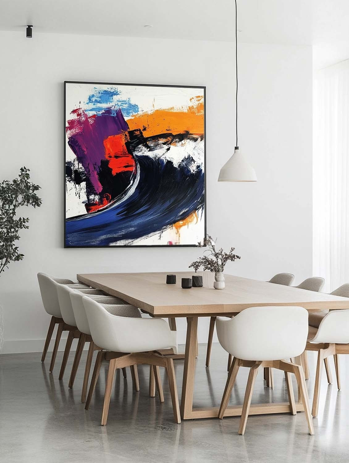 Wall Art Bold Textured Abstract
