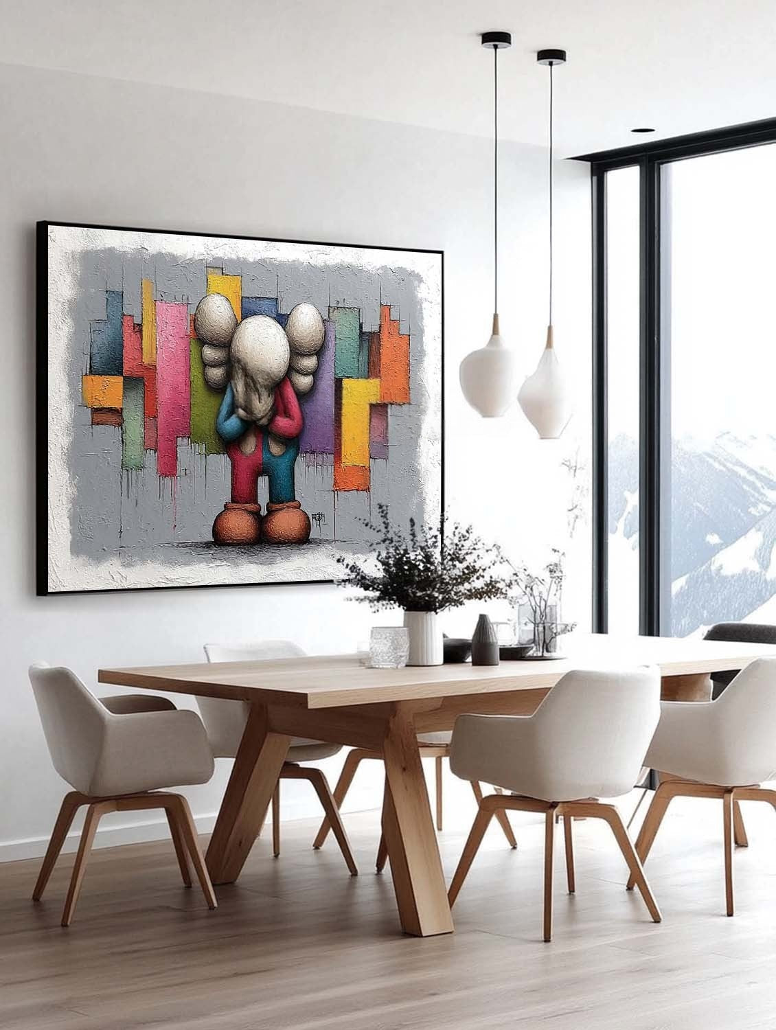 Wall Art Poignant Kaws Companion