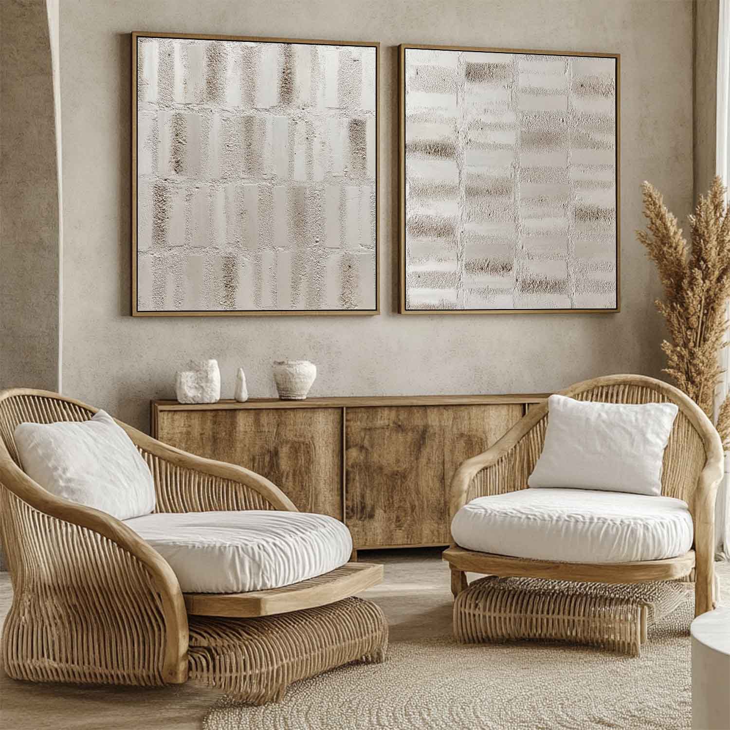 Plaster Art Texture Painting