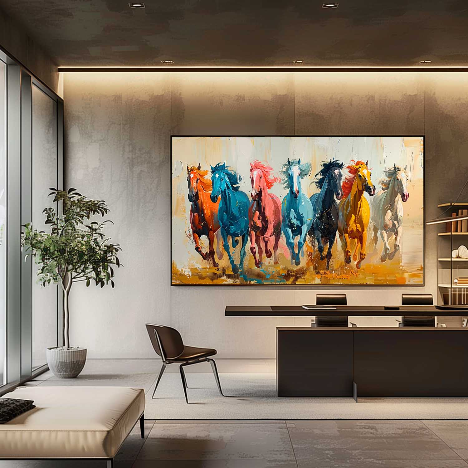 Troy Contemporary Horse Art - Letslighting