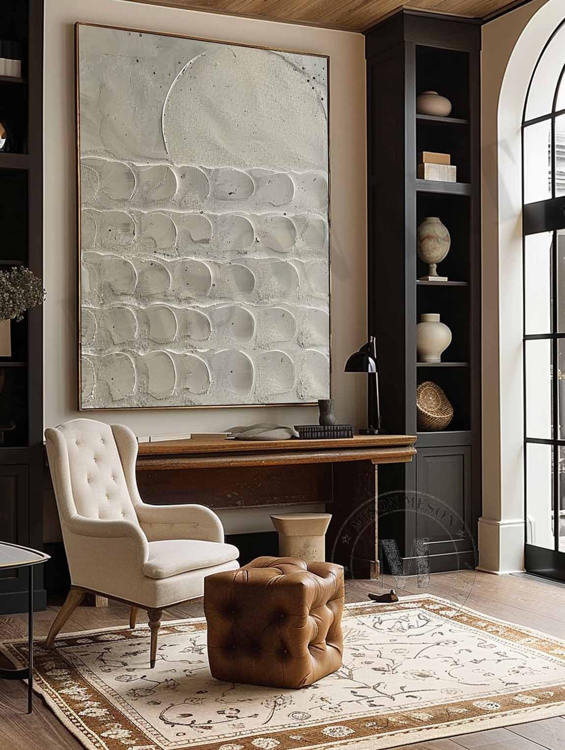 Plaster Art Texture Painting SG345 - Neutralighting