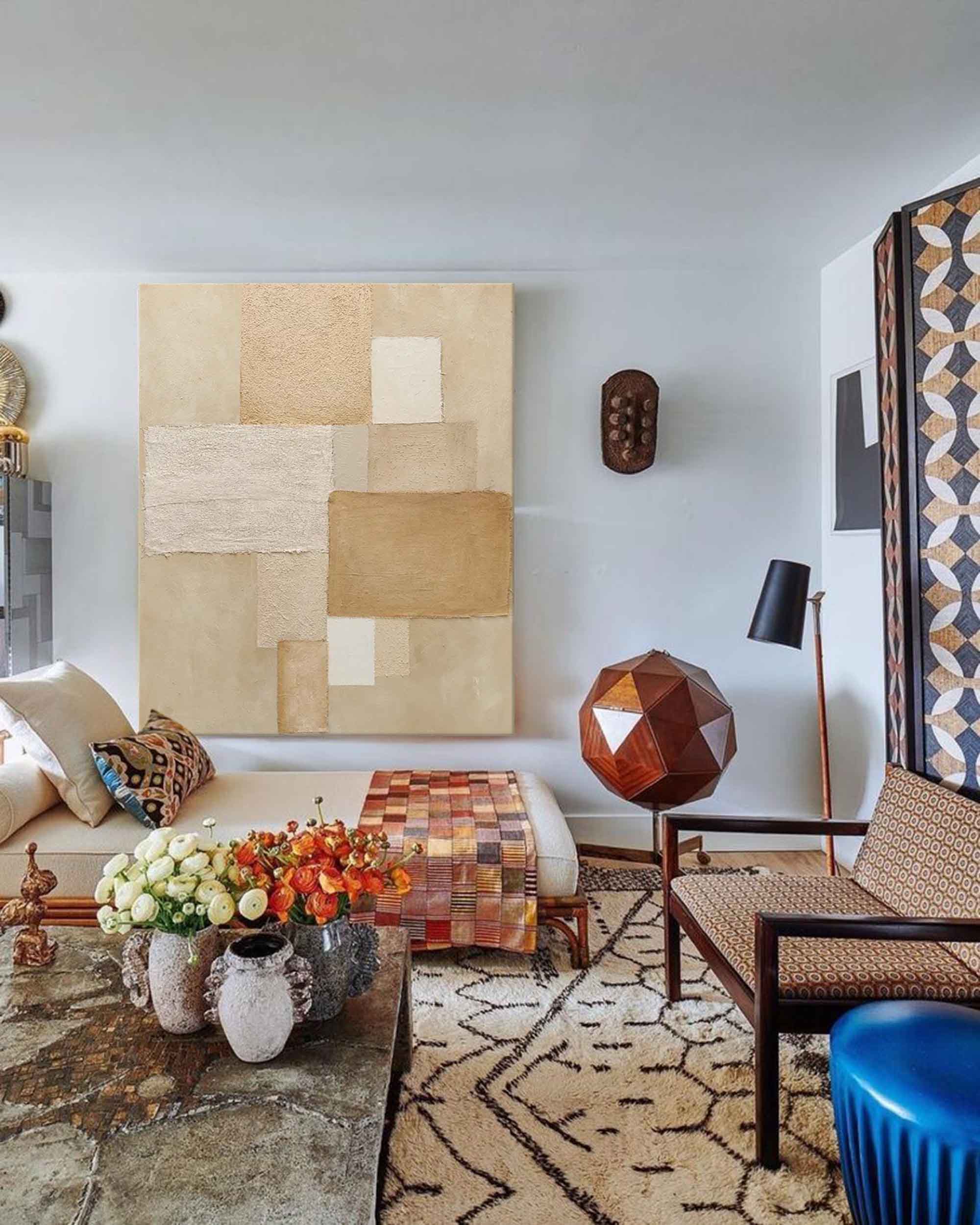 Geometric Canvas Art GE008 - Neutralighting