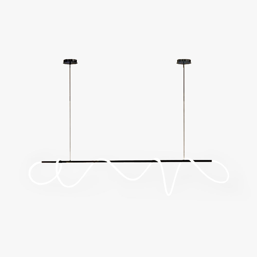 Arisha Curved & Linear Semi Flush Mount Ceiling Light, Gold - Neutralighting
