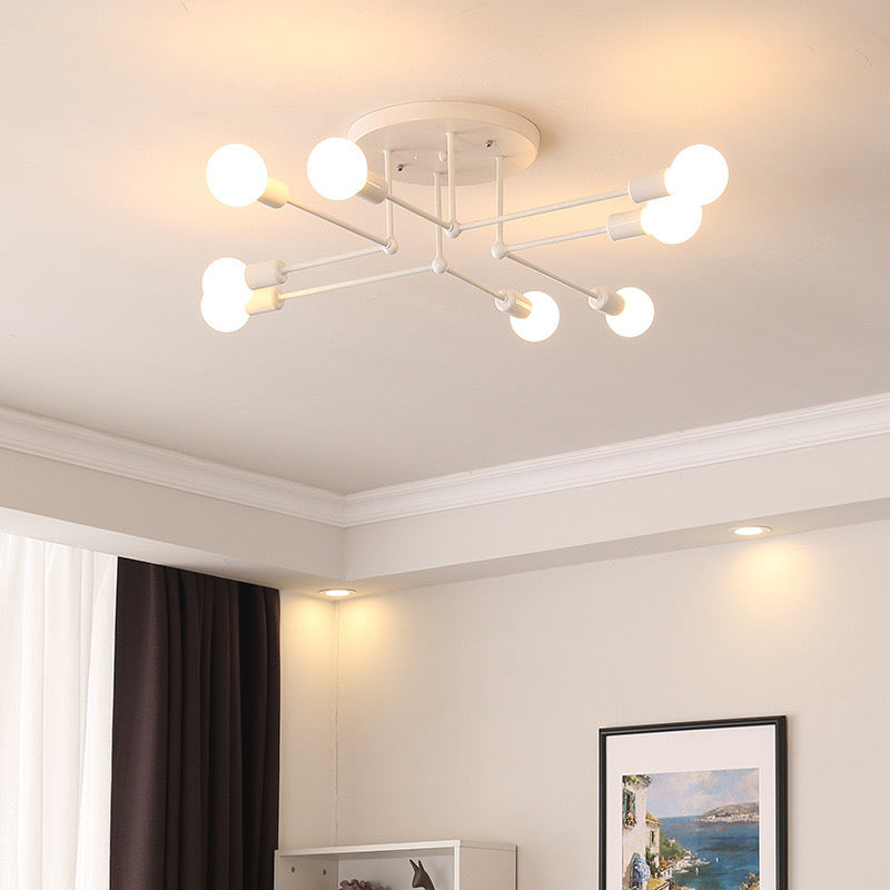 Valentina Flush Mount Ceiling Light Linear Industrial - Neutralighting