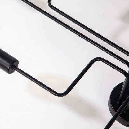 Arisha Vintage Modern Minimalist Industrial Metal Black Ceiling Lamp - Neutralighting