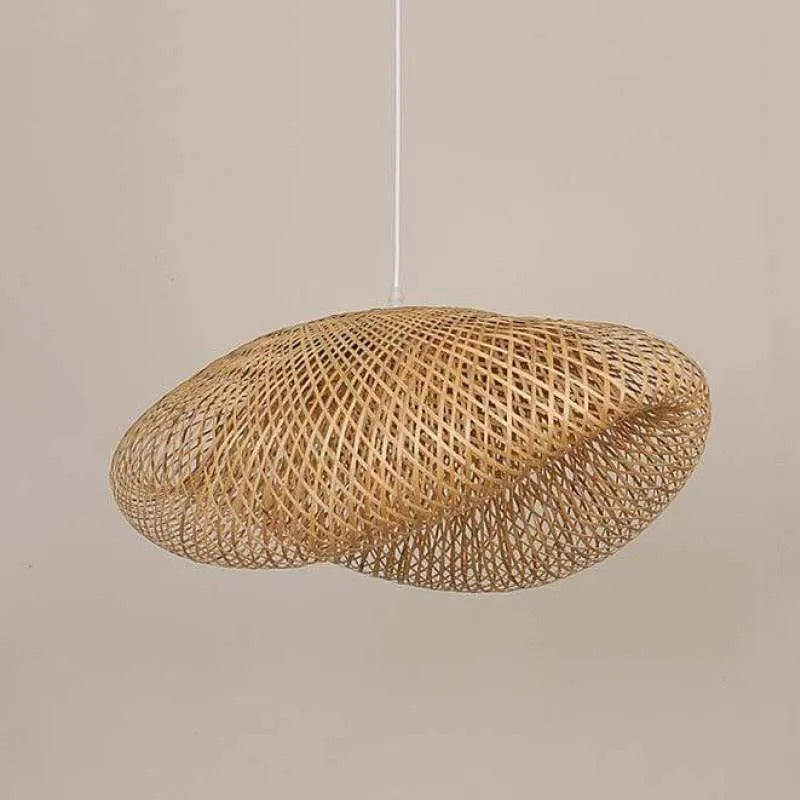 Rinwa Natural Pendant Light for Dining Room/Kitchen Island, Bamboo - Neutralighting