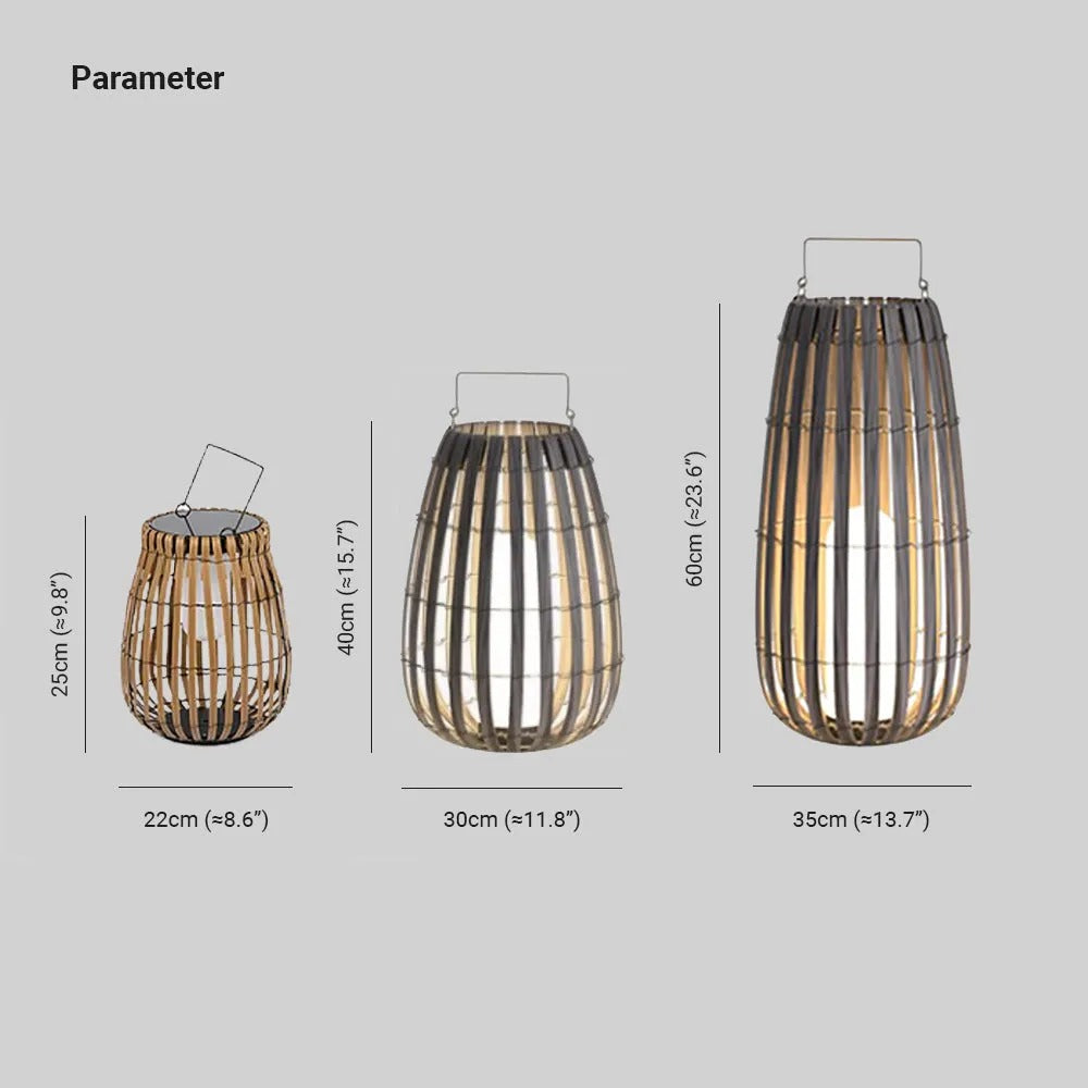 Ray Outdoor Floor Lamp, Hardwired & Solar Cage - Neutralighting
