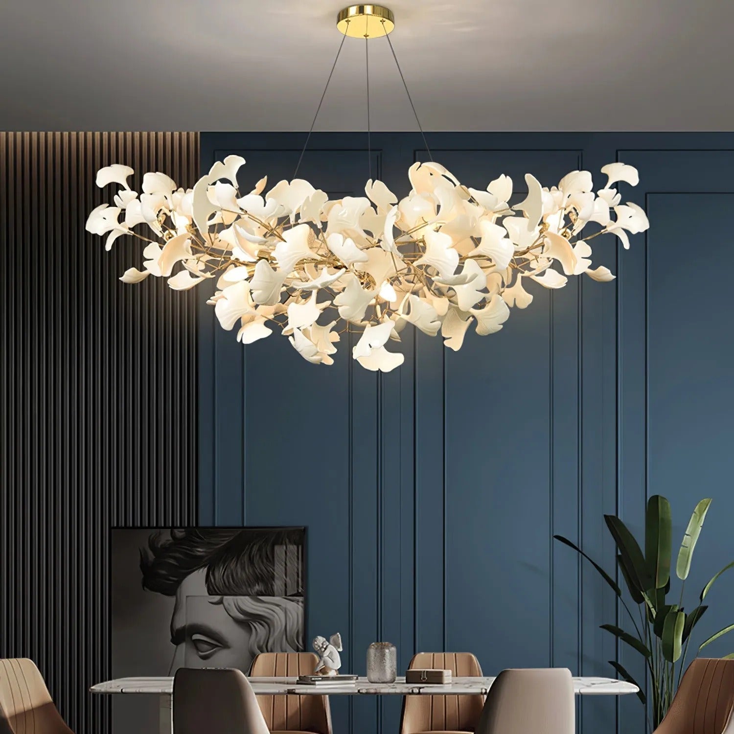 Metr Luxury Chandelier Ceramics Living Room U arc shape - Neutralighting