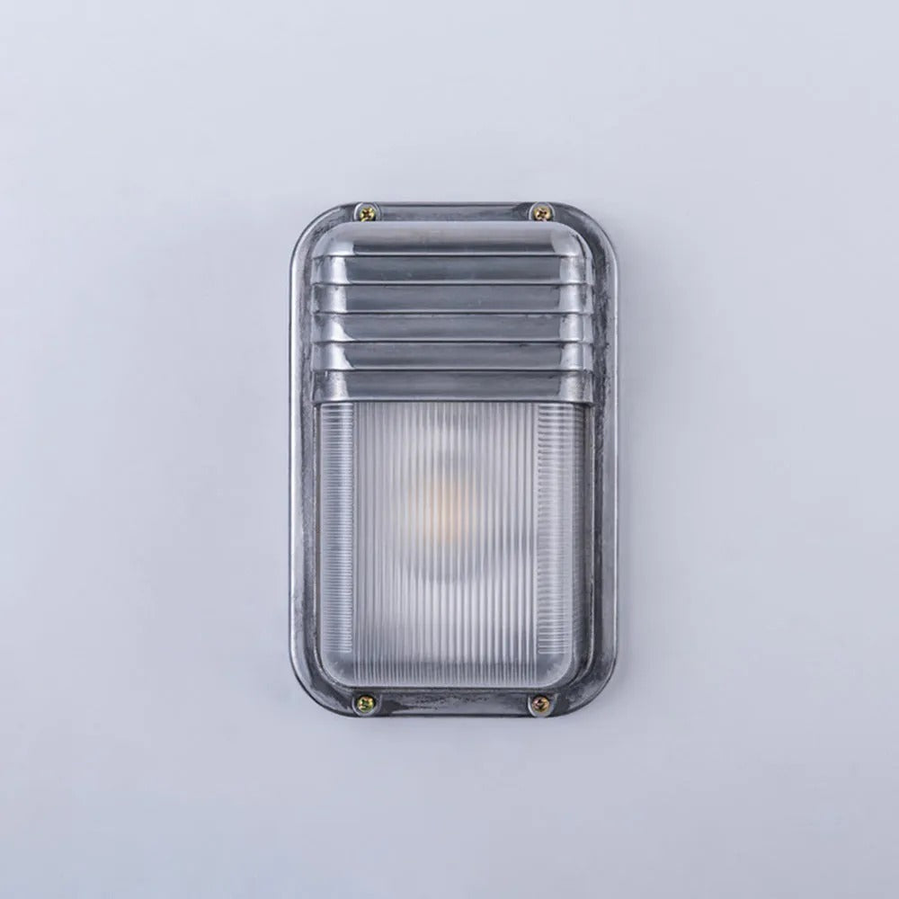 Wyre Wall Lamp Geometric Modern Metal Glass Outdoor - Neutralighting