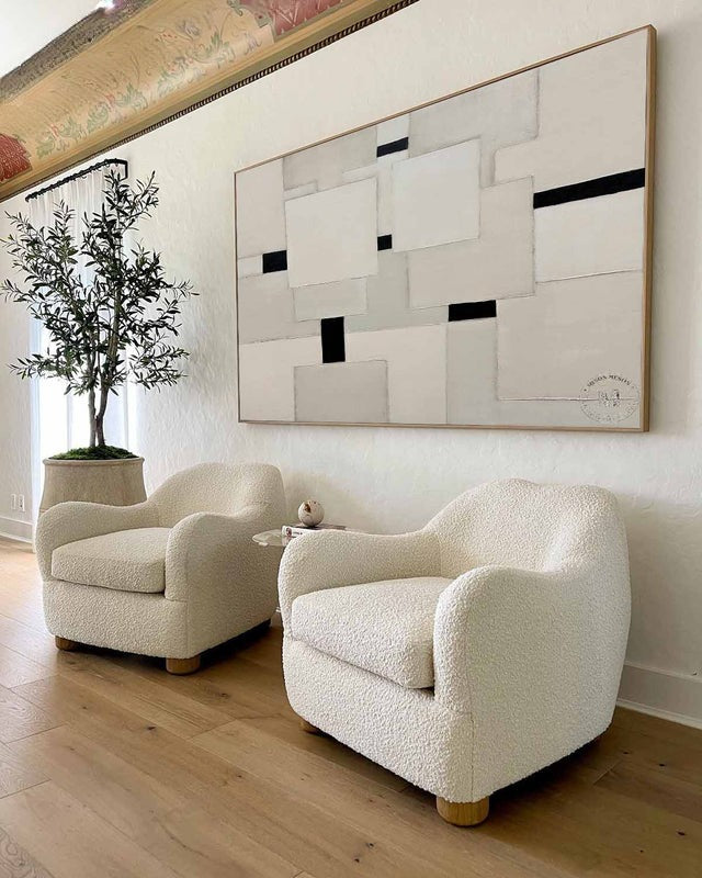 Wall Art Contemporary Minimalist Wabi-Sabi Rustic