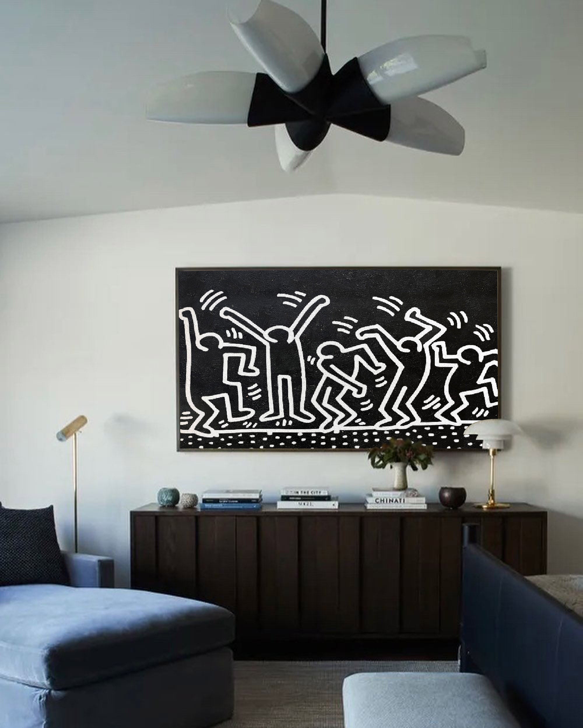 Keith Haring Style Painting KS009 - Neutralighting