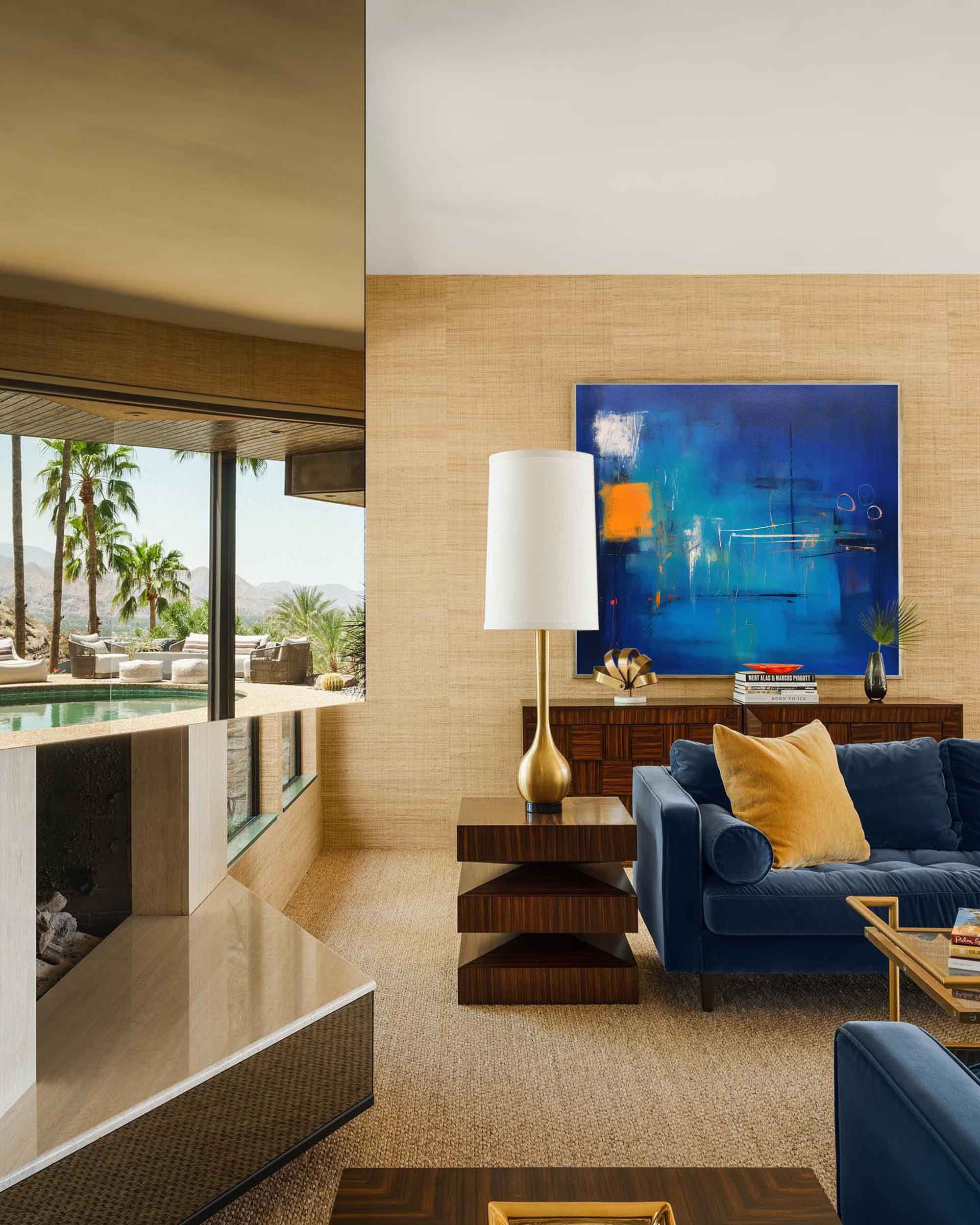 Abstract Canvas Art AB207 - Neutralighting