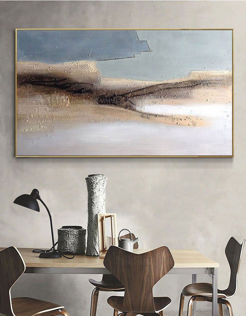 large Abstract seascape Art ABSP01 - Neutralighting