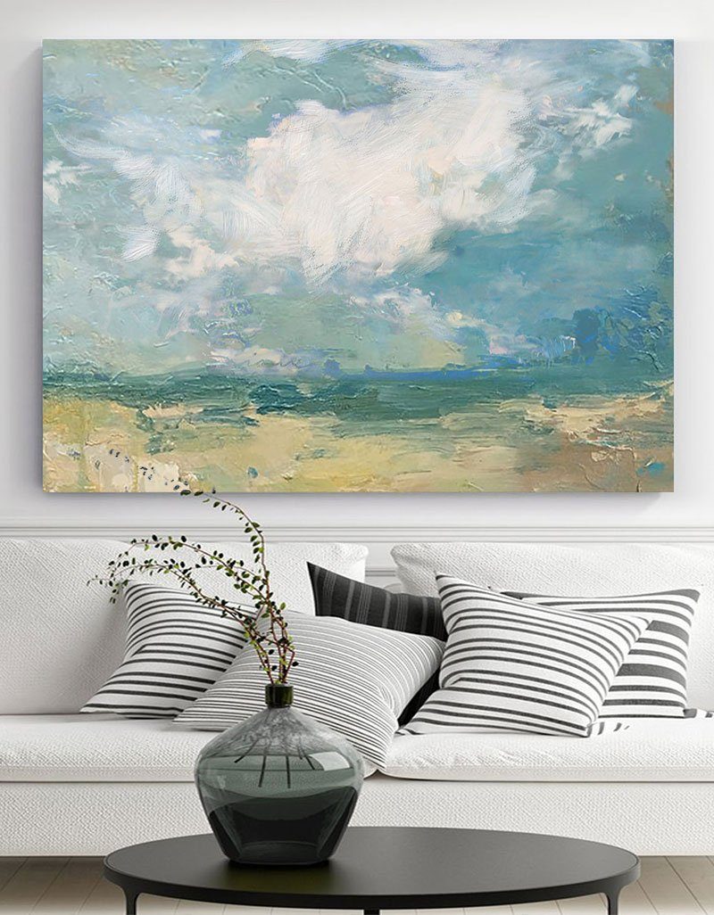 Large Sky And Sea Painting ABSH05 - Neutralighting