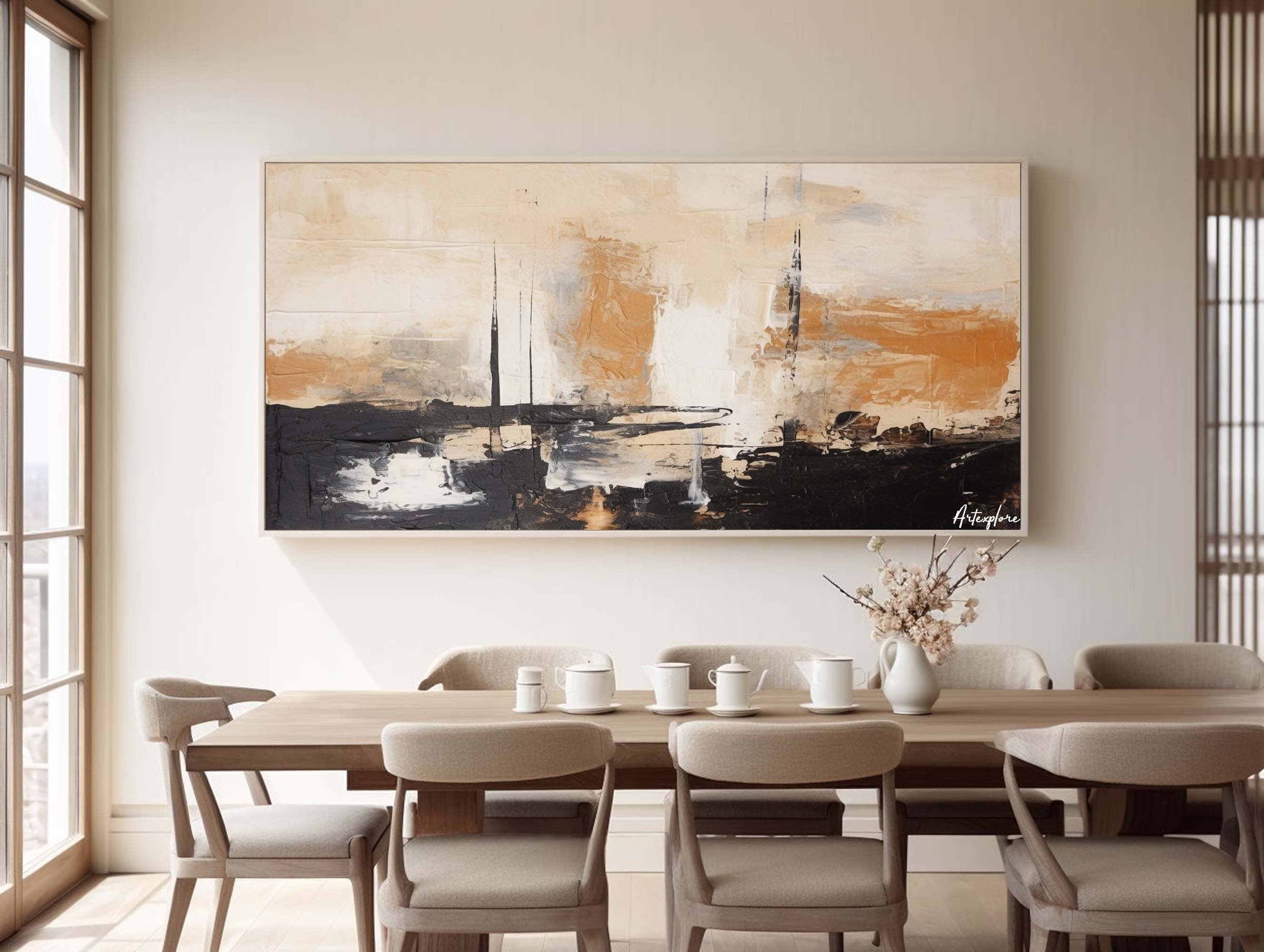 Wall Art Vintage Industrial Skyline