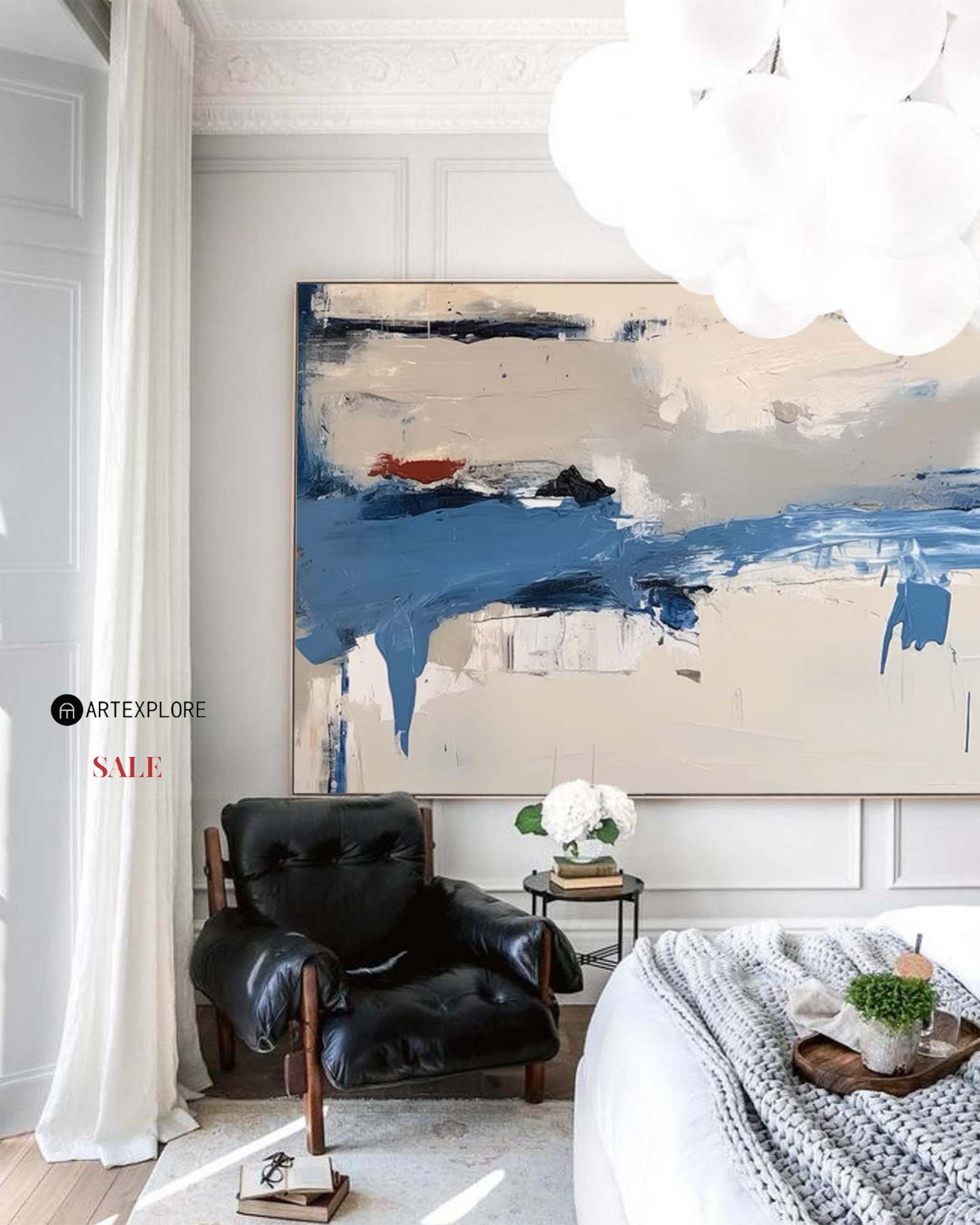 Modern Abstract Painting ABAH128 - Neutralighting