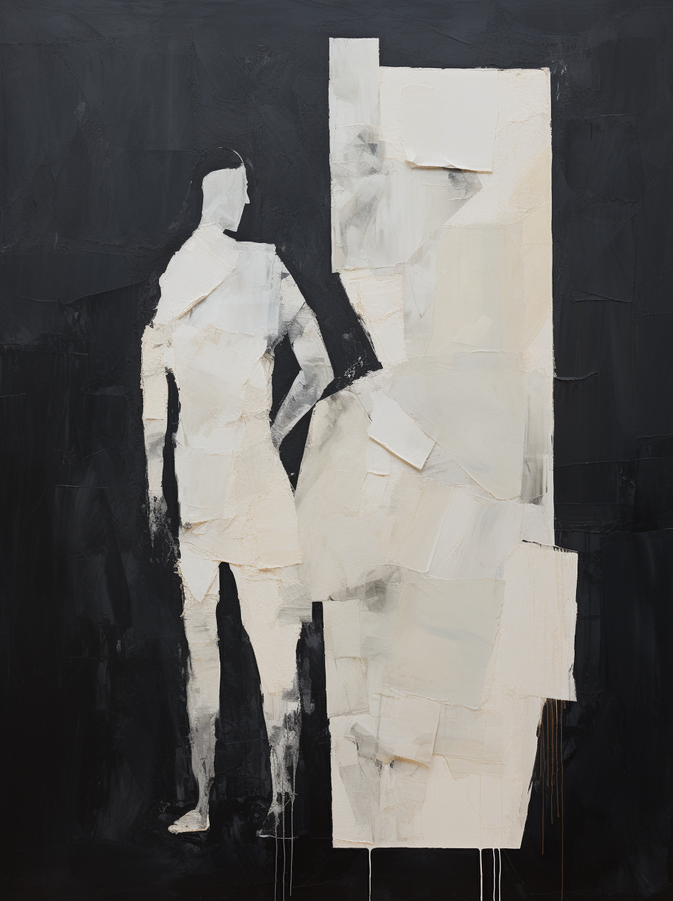 Wall Art Contemporary Minimalist Figurative Art Chic