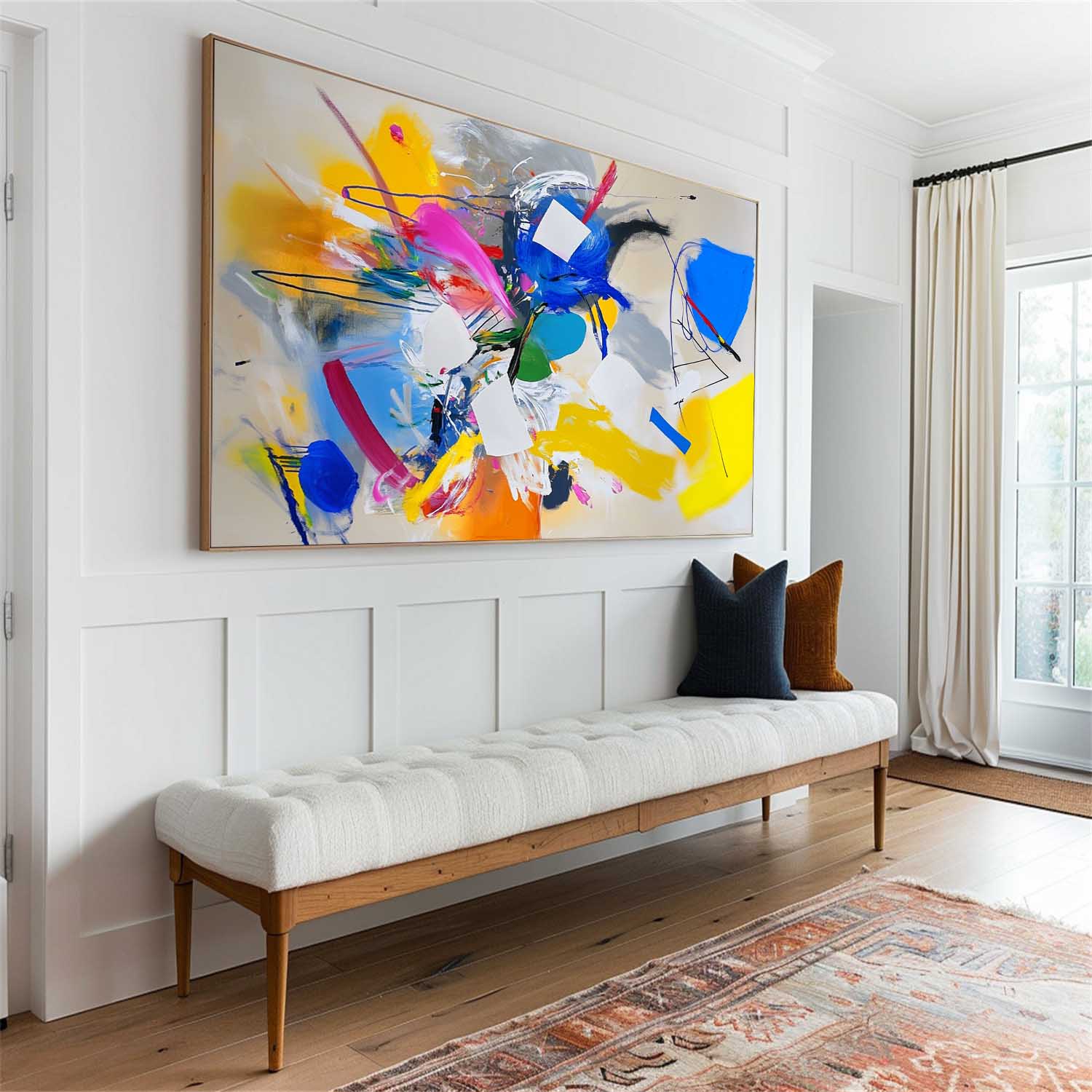 Colorful Abstract Expressionist Modern Painting