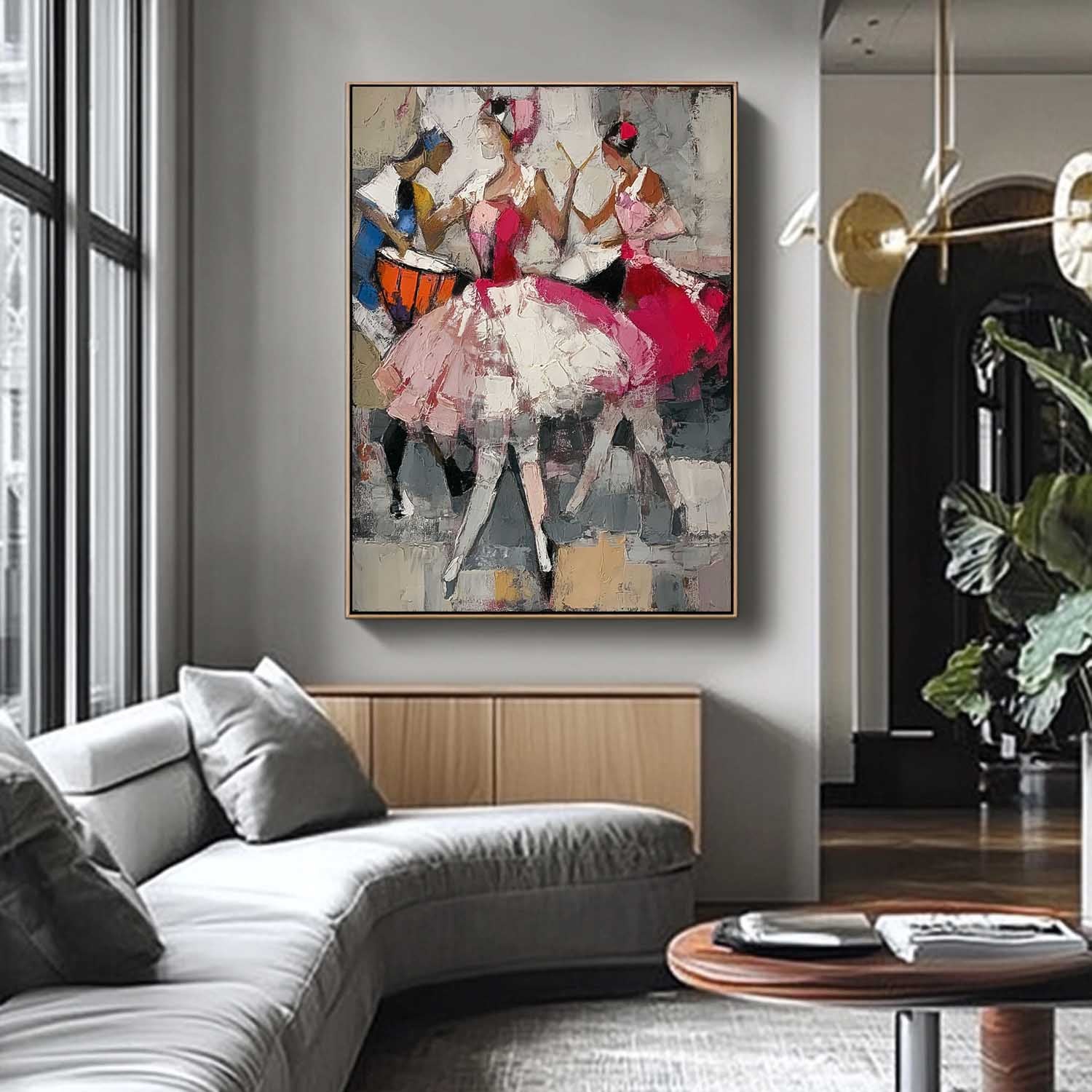 Wall Art People Retro Bohemian Artistic Performance