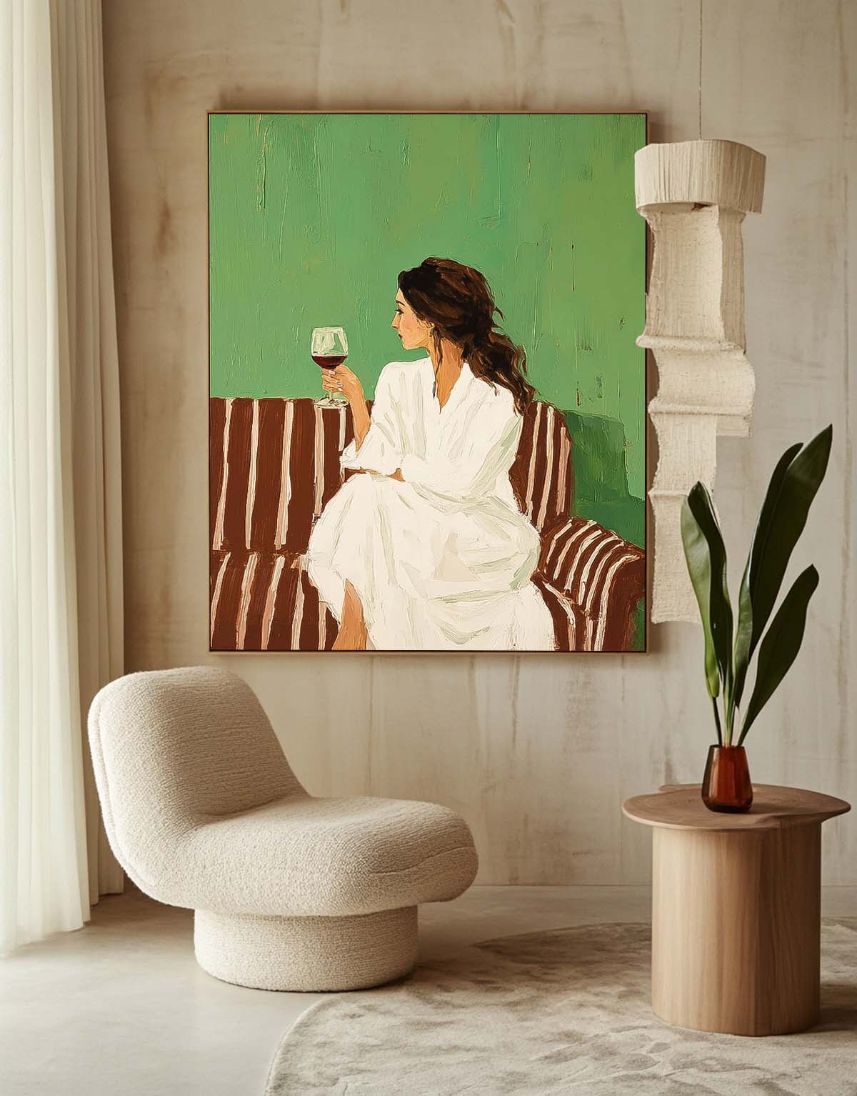 Wall Art People Sophisticated Serene Interior