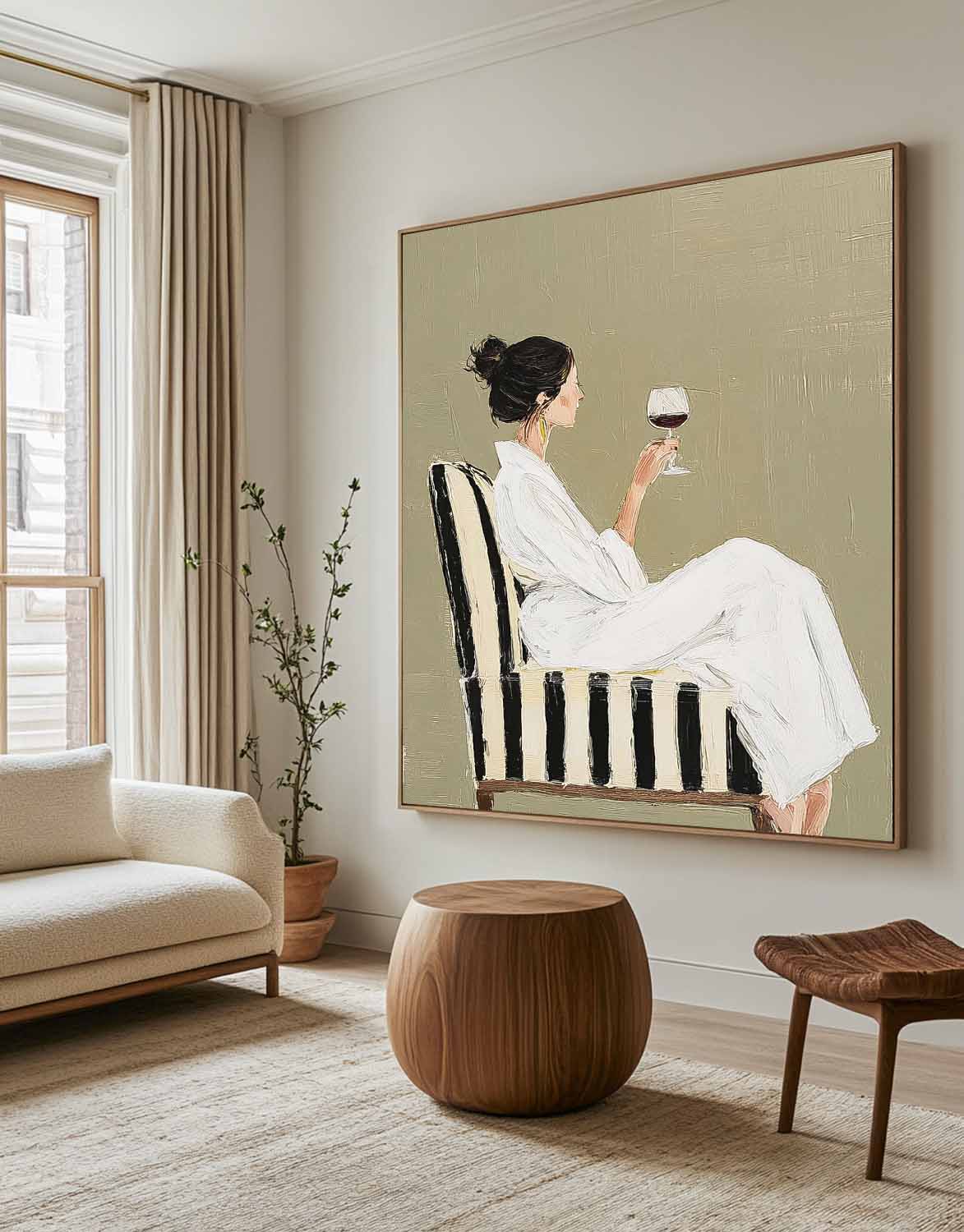 Wall Art Elegant People Contemporary Serene