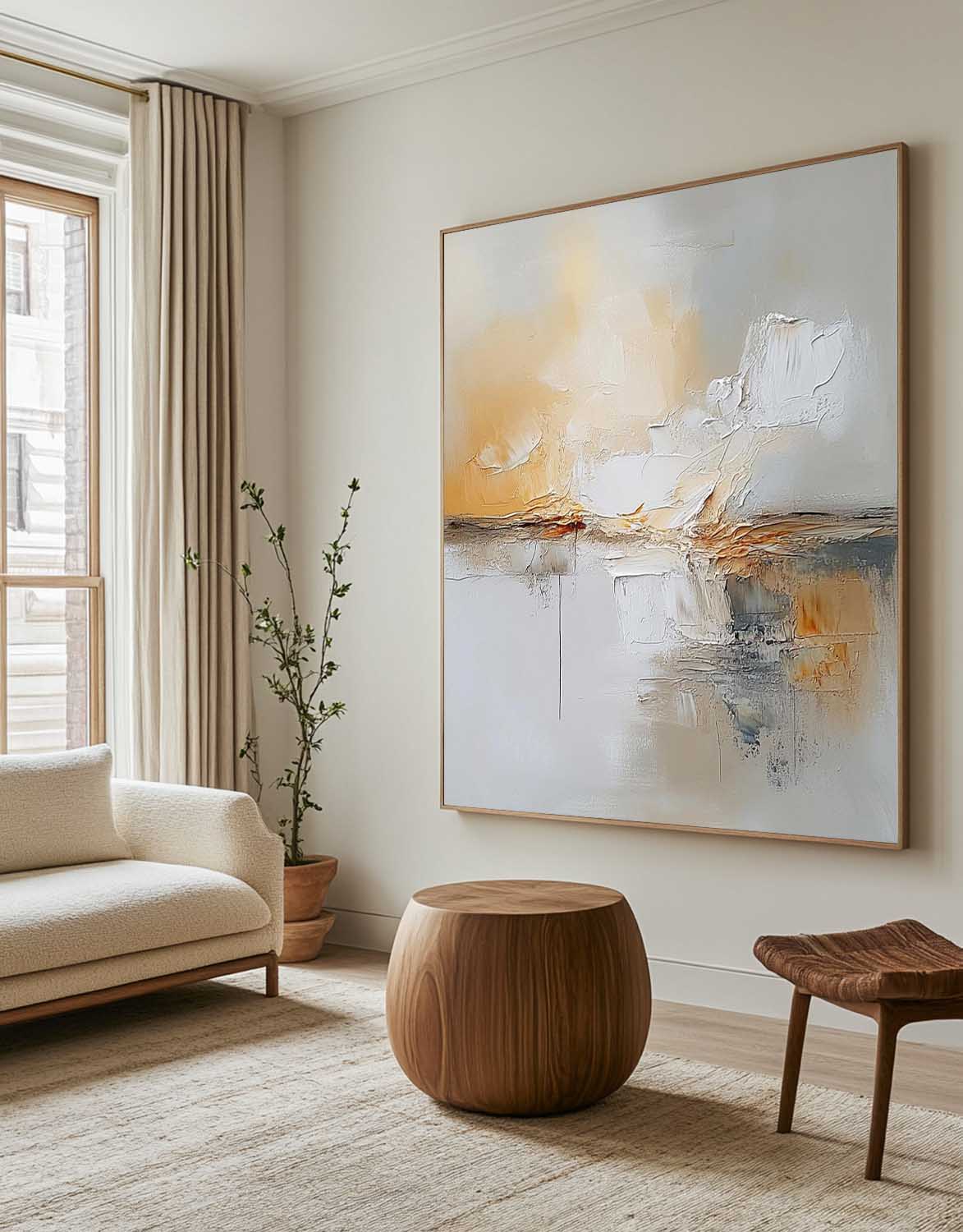 Wall Art Abstract Modern Impressionist Natural