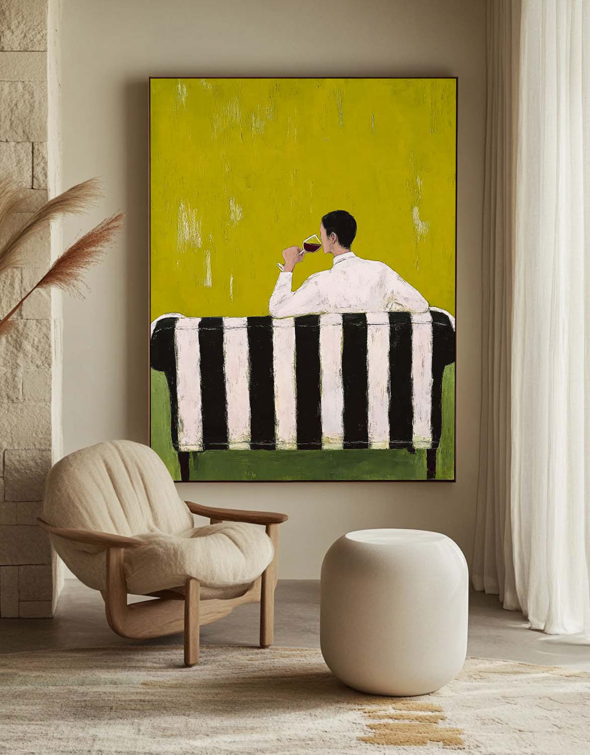 Wall Art People Fashion Retro Modern Interior