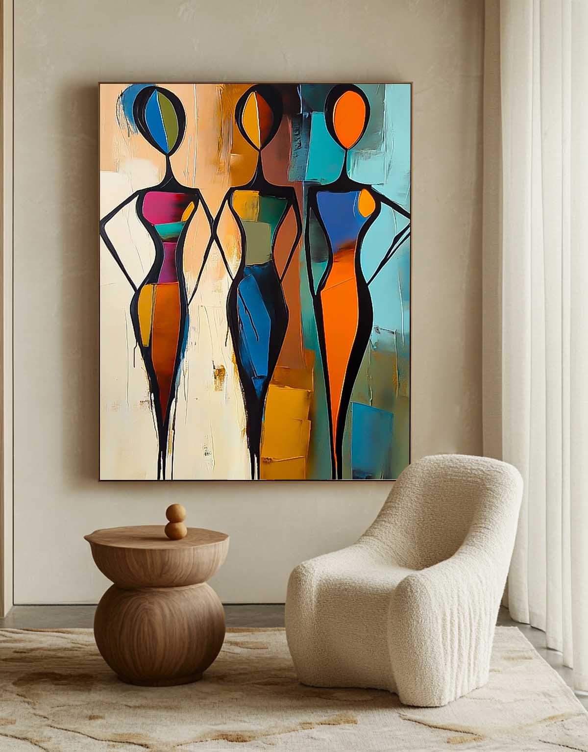 Wall Art People Modern Scandinavian Abstract