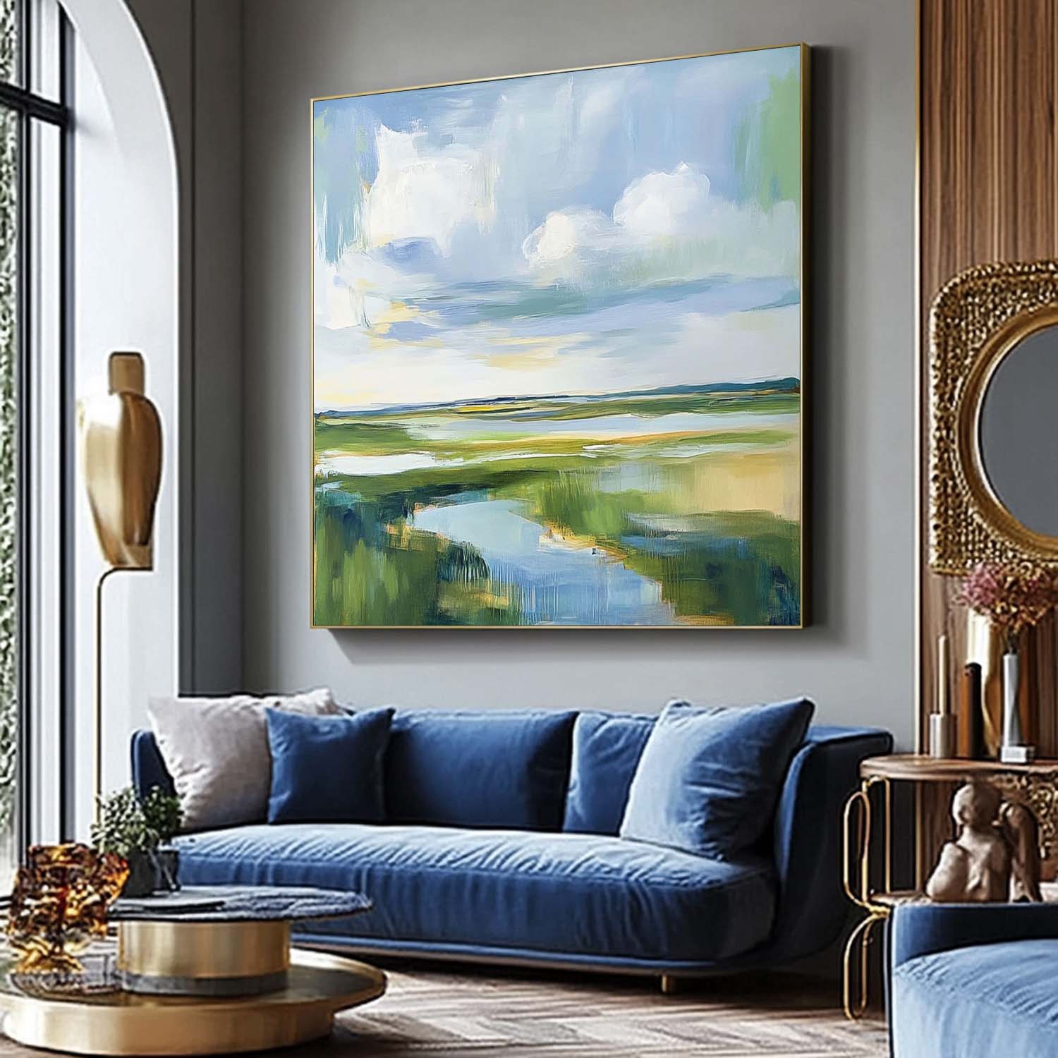 Wall Art Landscape Tranquil Breezy Natural