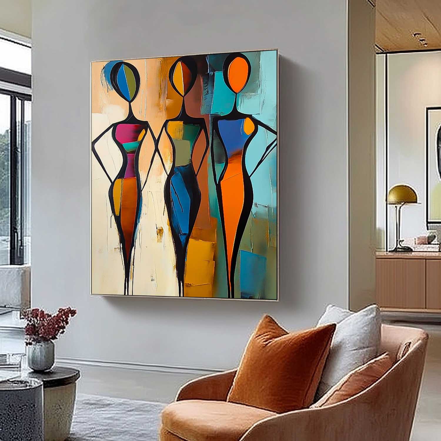Wall Art People Modern Scandinavian Abstract