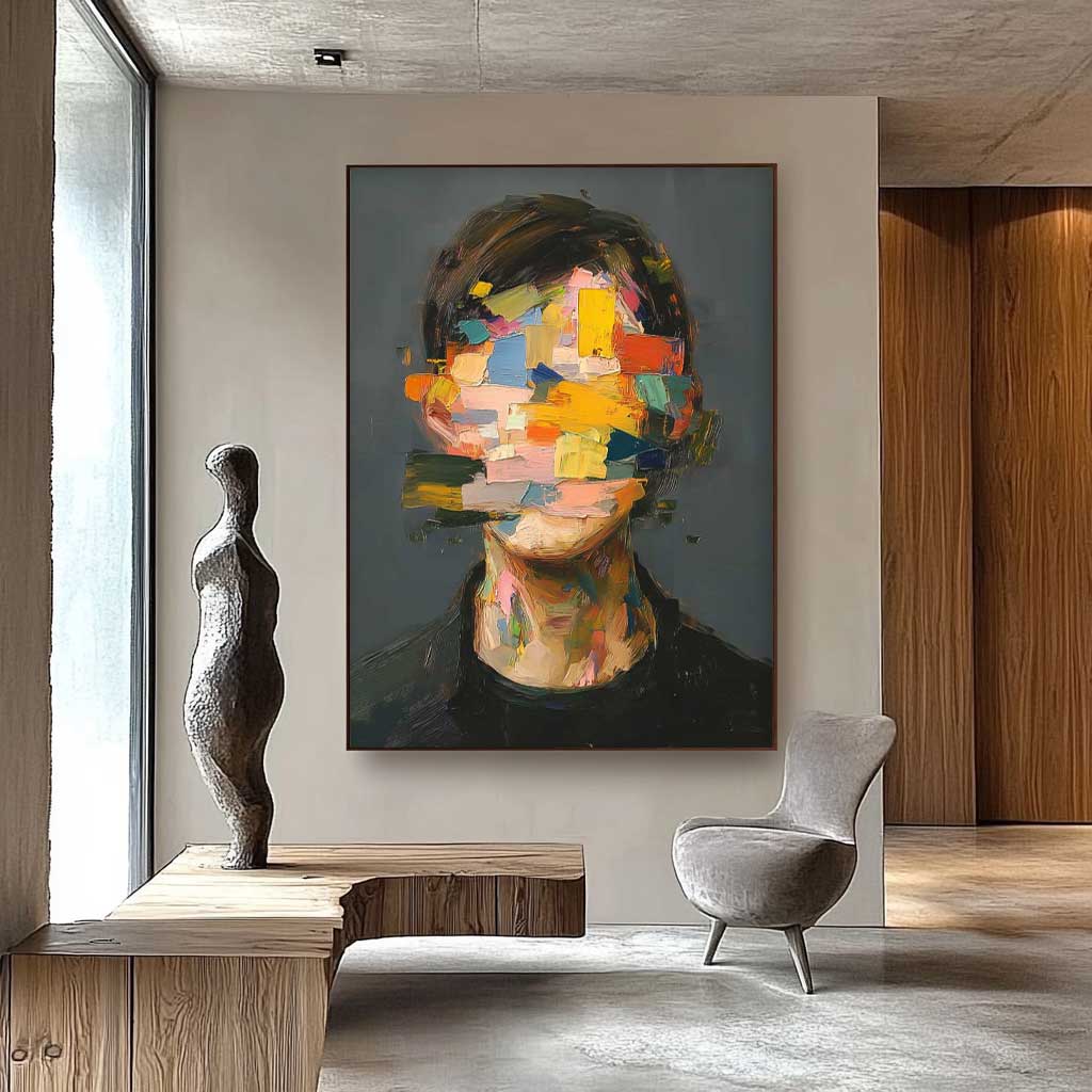 Wall Art Vibrant People Painterly Abstract