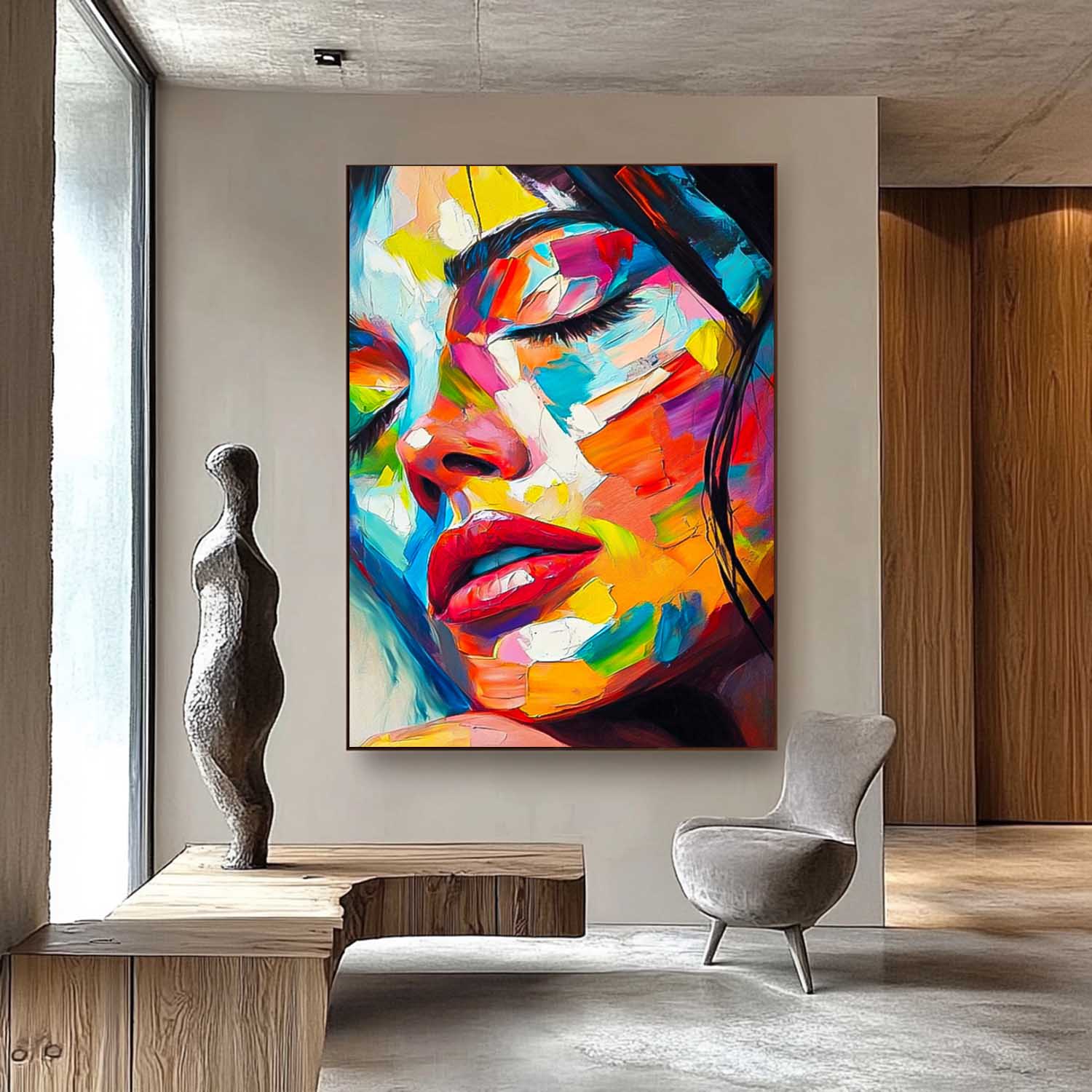 Wall Art People Elegant Modern Abstract