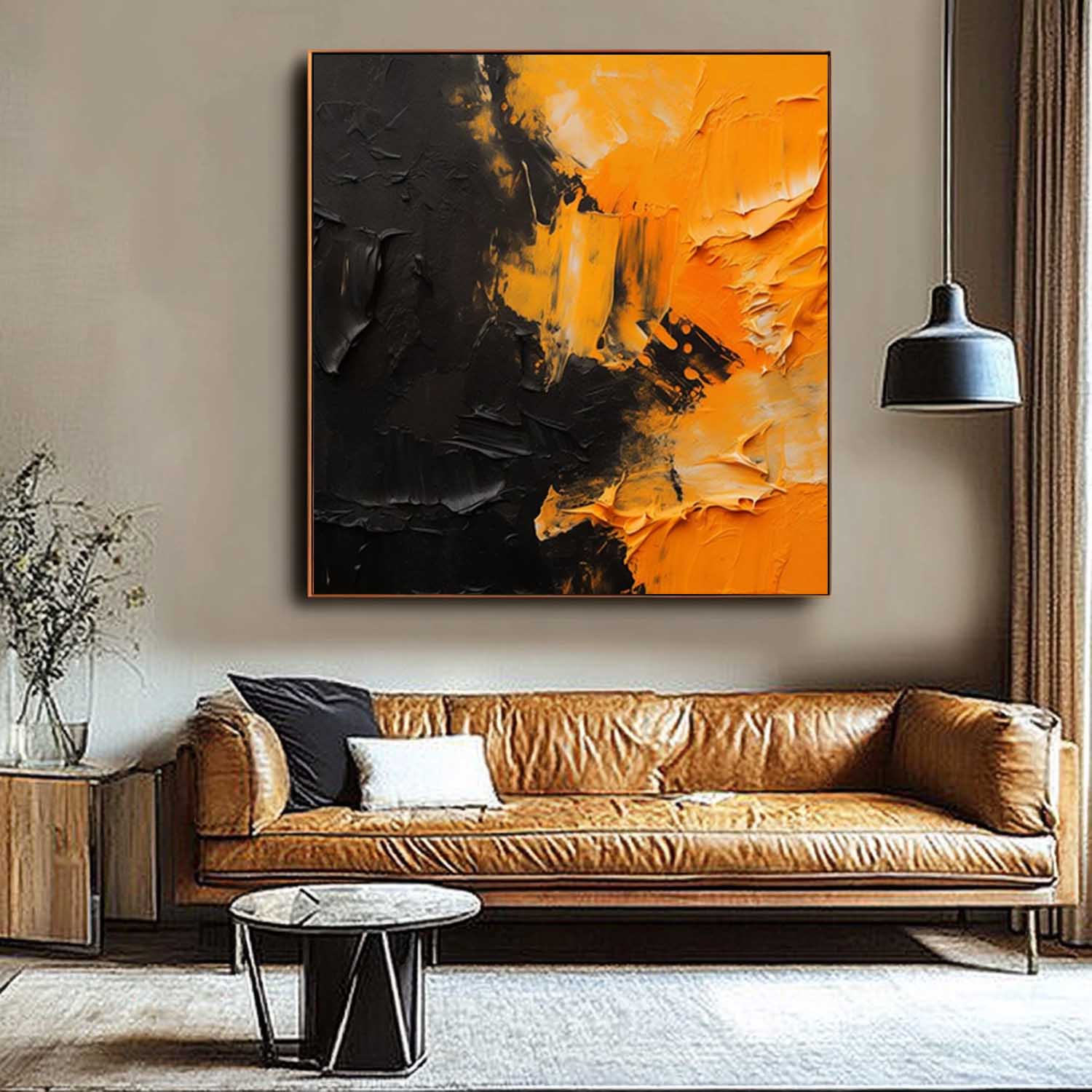 Abstract Canvas Art AB609 - Neutralighting