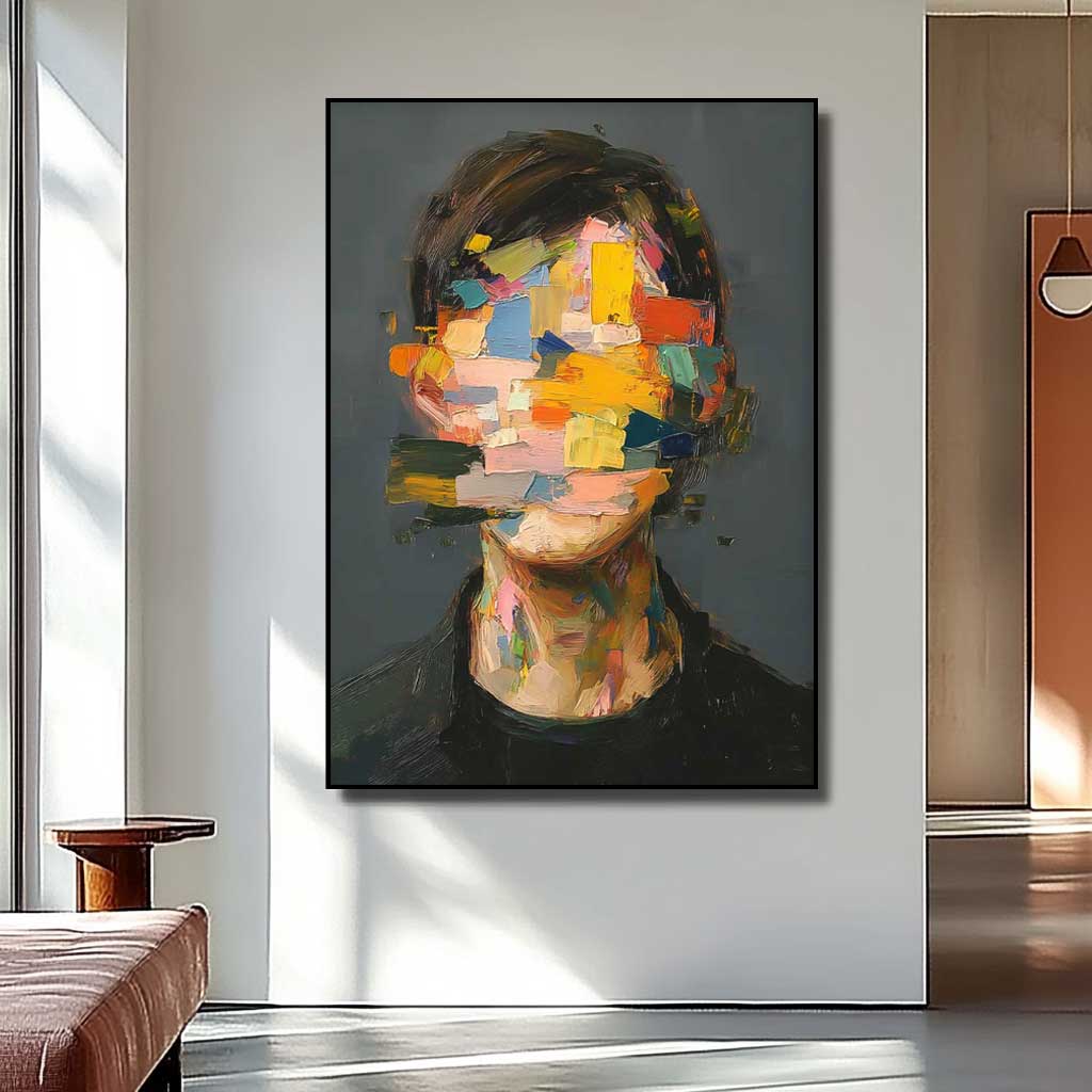Wall Art Vibrant People Painterly Abstract