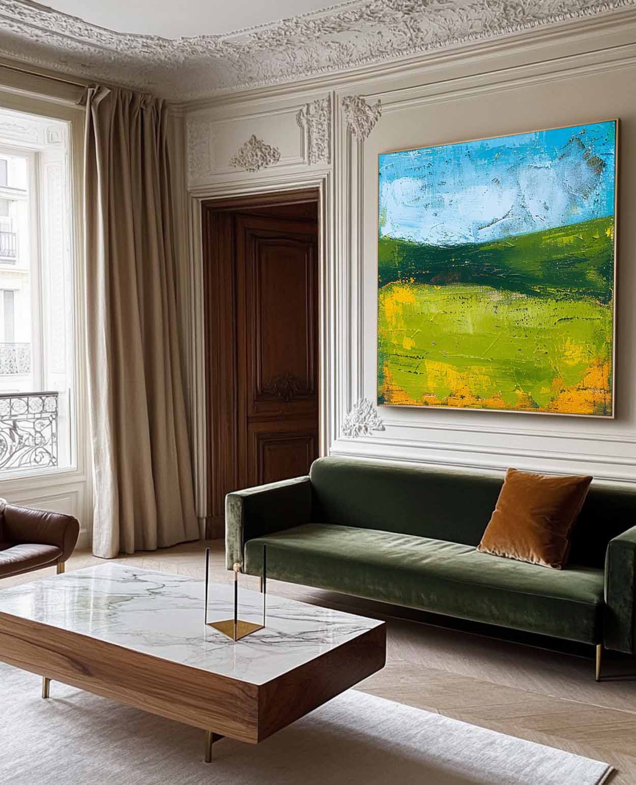 Wall Art Abstract Natural Impasto Healing Expressionist