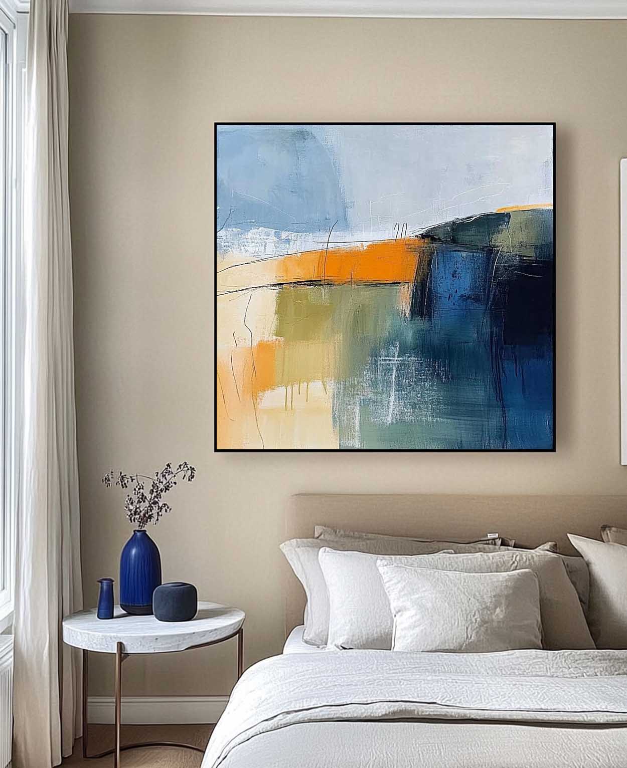 Wall Art Abstract Expressionist Painterly Scene