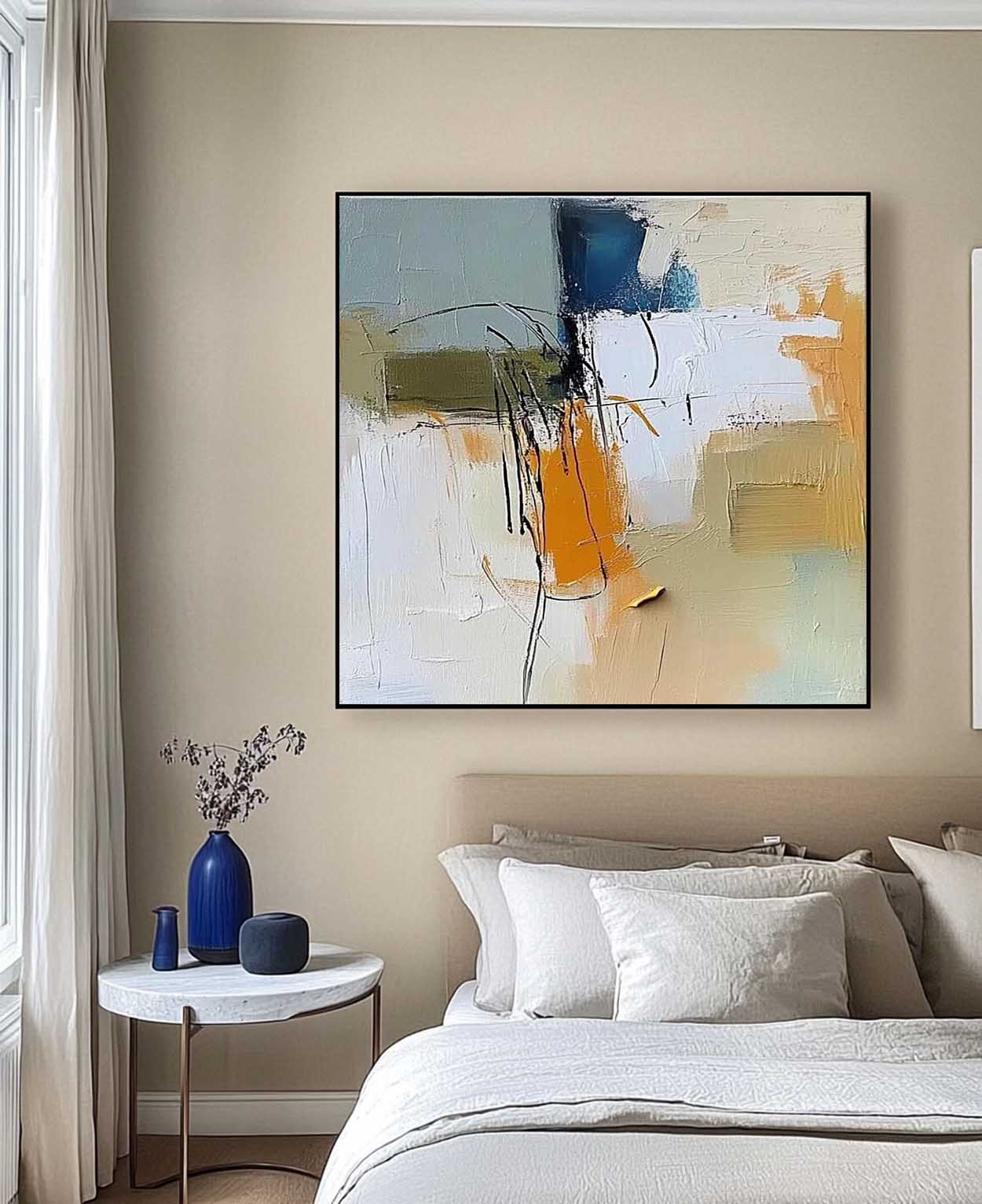 Wall Art Abstract Scene Expressive Calm