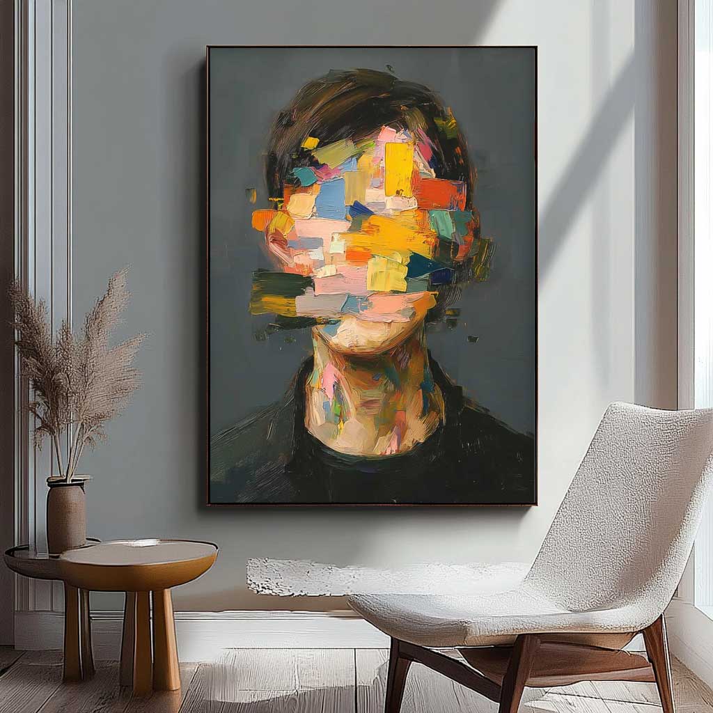 Wall Art Vibrant People Painterly Abstract