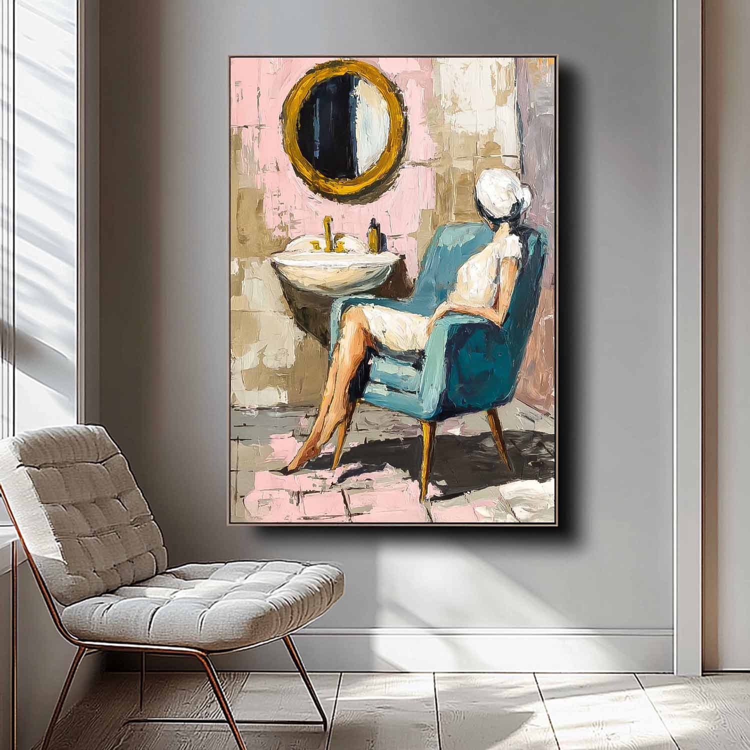 Wall Art People Maximalist Lyrical Abstract