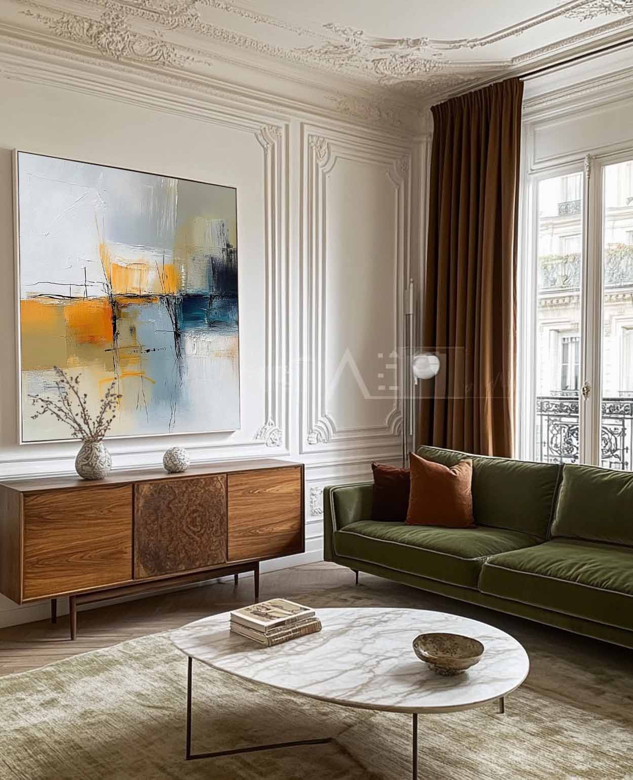 Wall Art Abstract Modern Landscape Modern