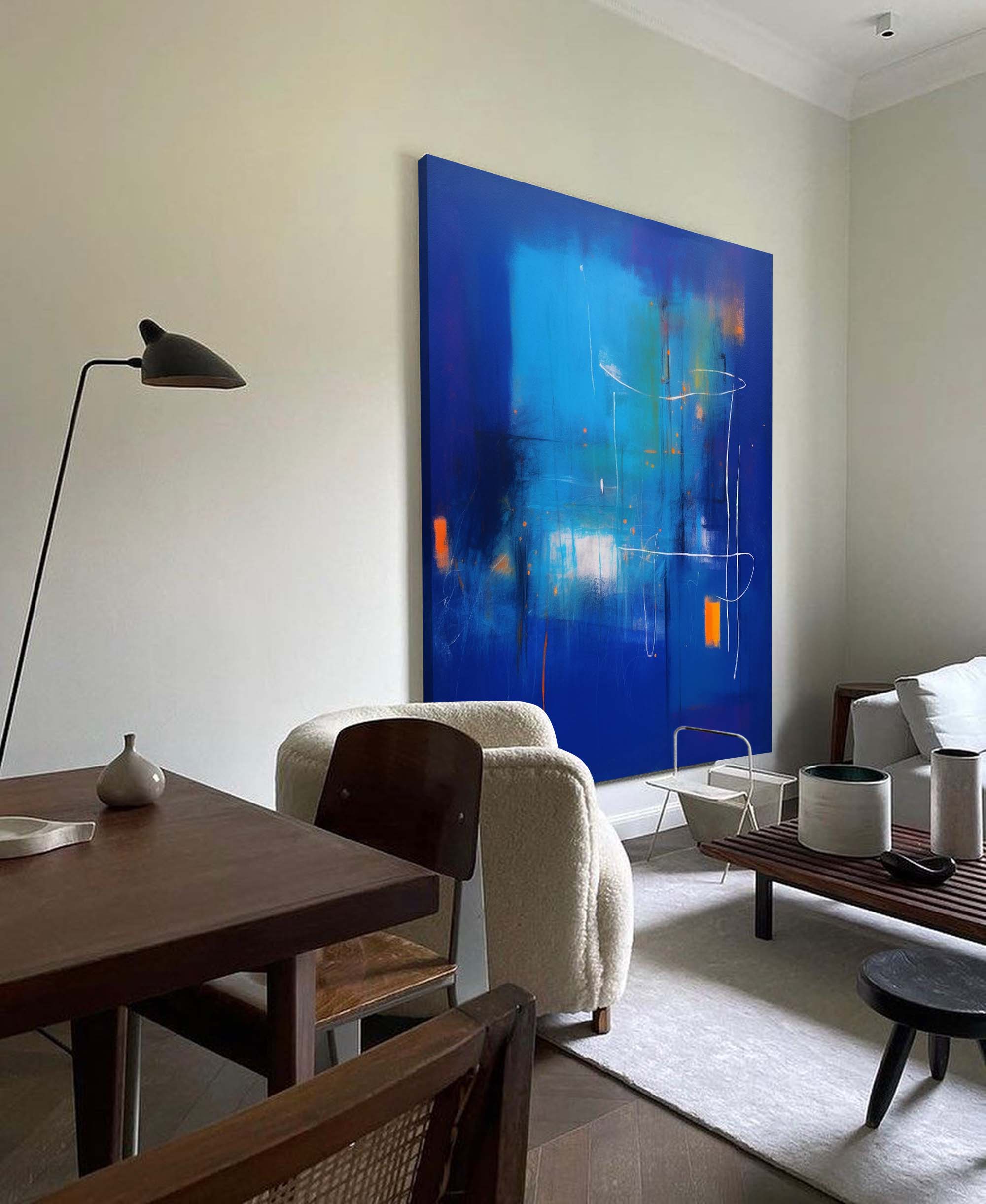Abstract Canvas Art AB206 - Neutralighting