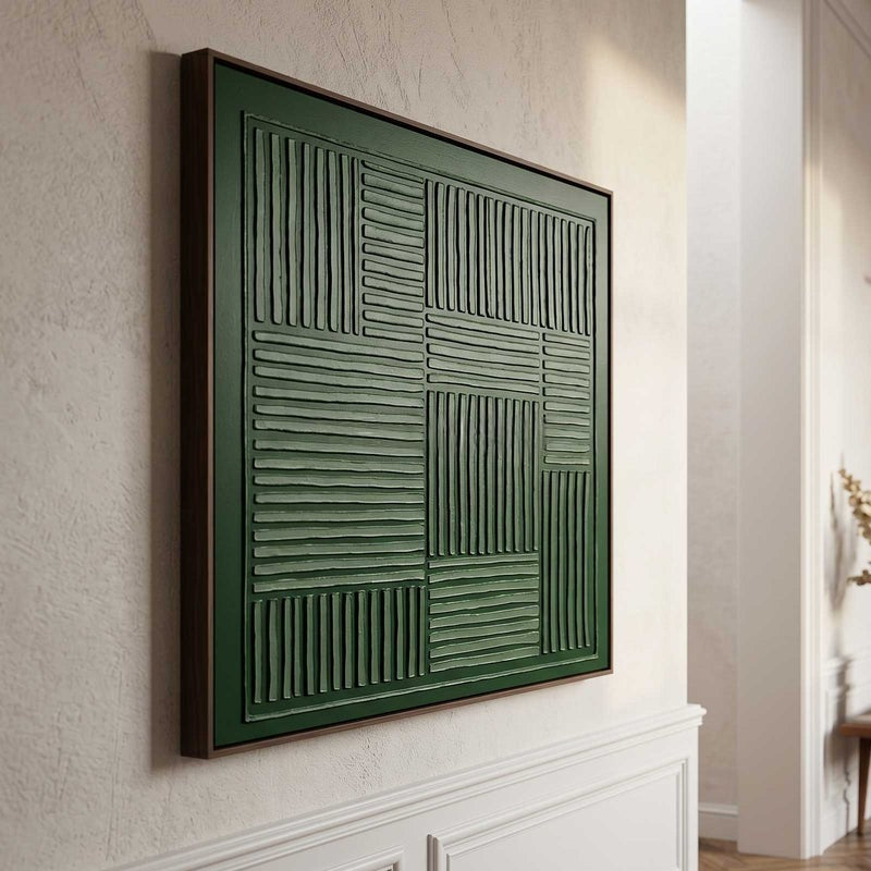 Wall Art Geometric Line Pattern Textured