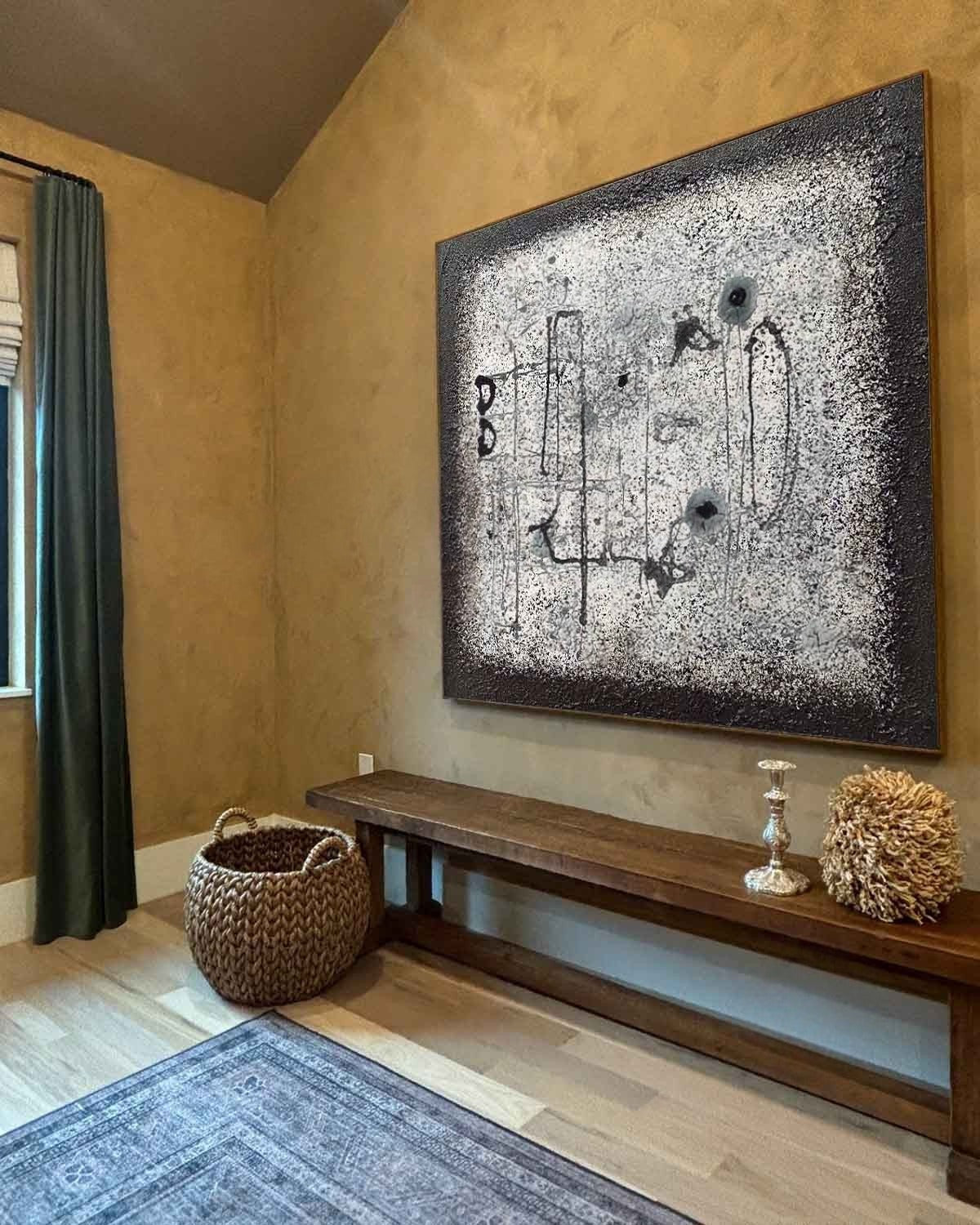 Wall art Minimalist Monochrome Line Wabi-Sabi