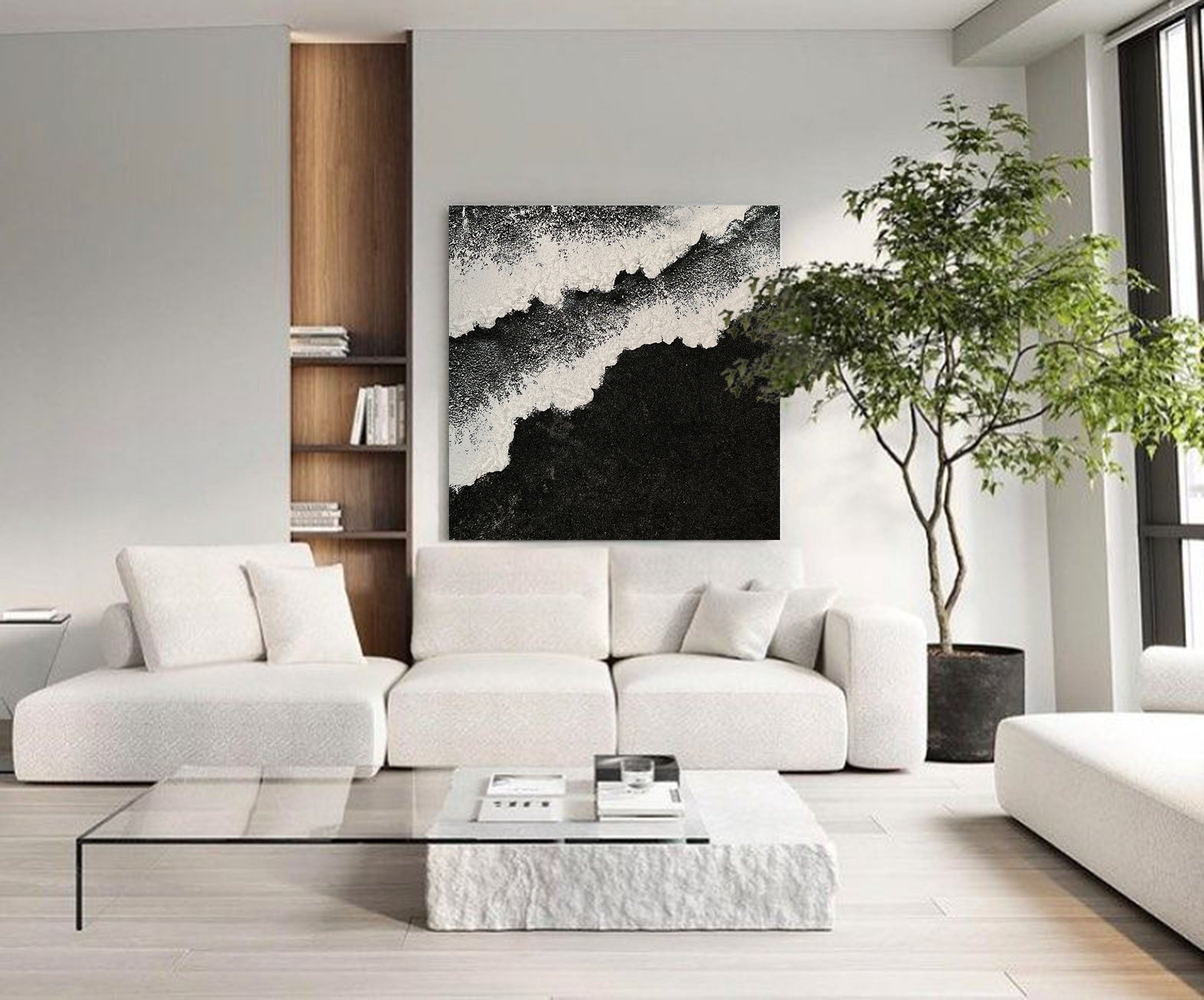 Plaster Art Texture Painting TX002 - Neutralighting