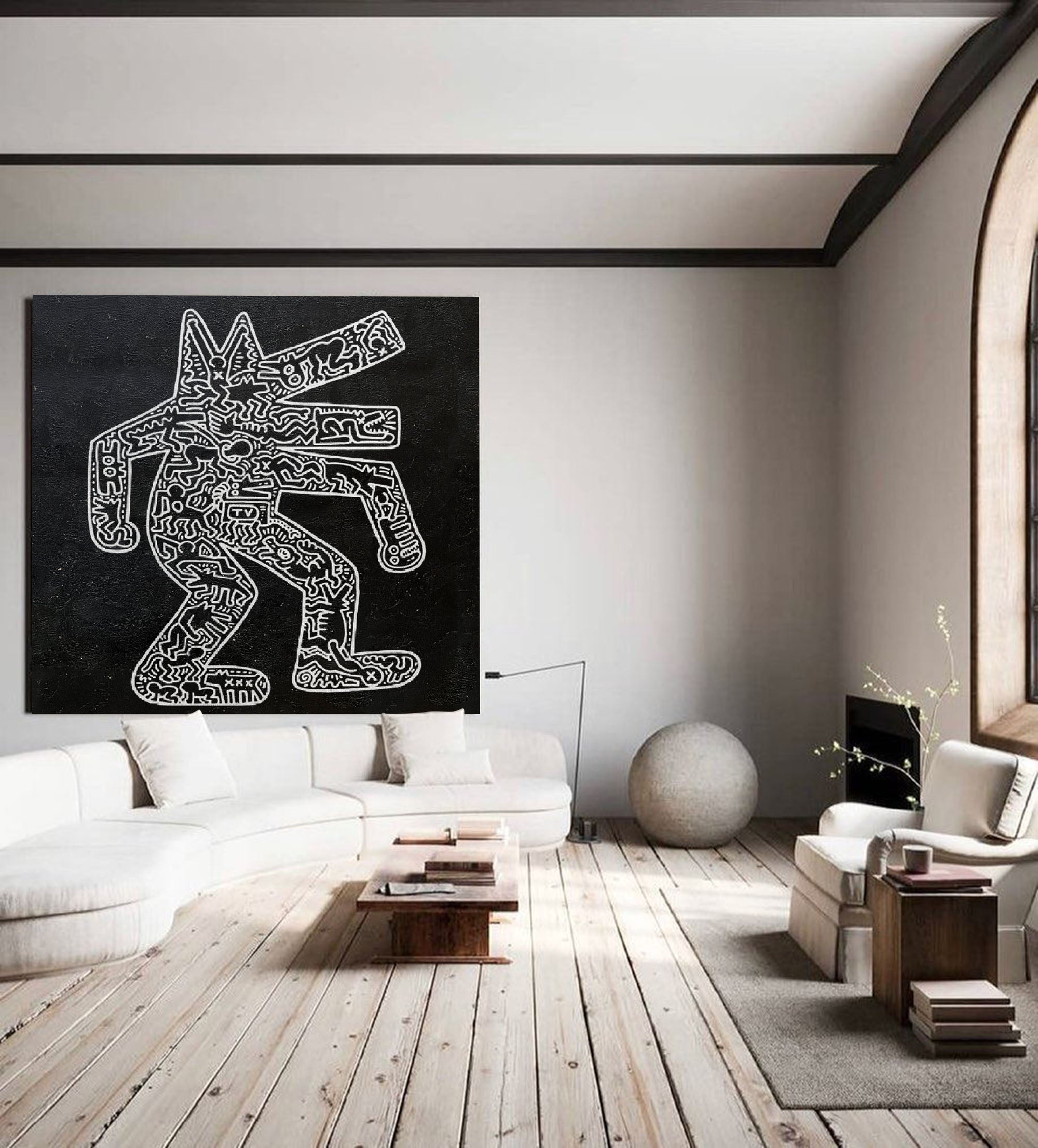 Keith Haring Style Painting KS012 - Neutralighting