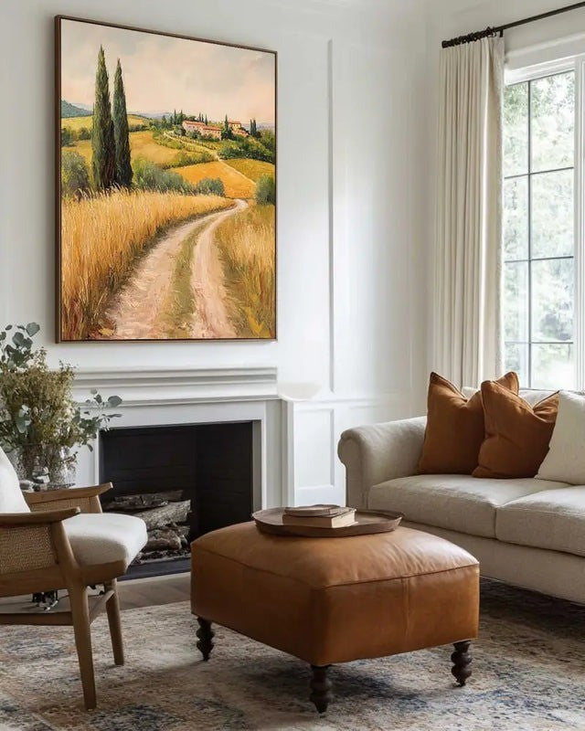 Tuscan Countryside Landscape Painting