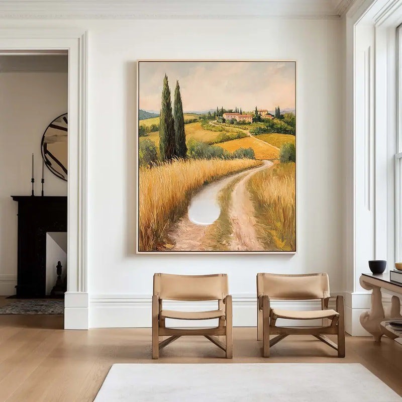 Tuscan Countryside Landscape Painting