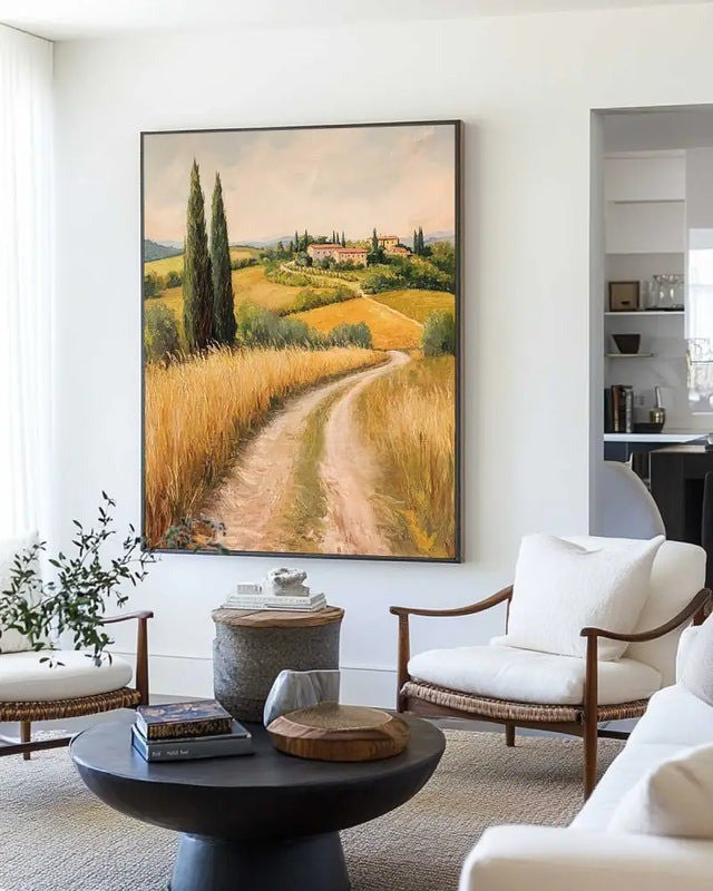 Tuscan Countryside Landscape Painting